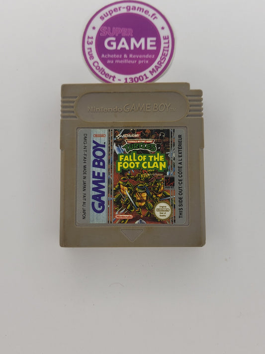 TEENAGE MUTANT NINJA TURTLE FALL OF THE FOOT CLAN - sans boite - GAMEBOY