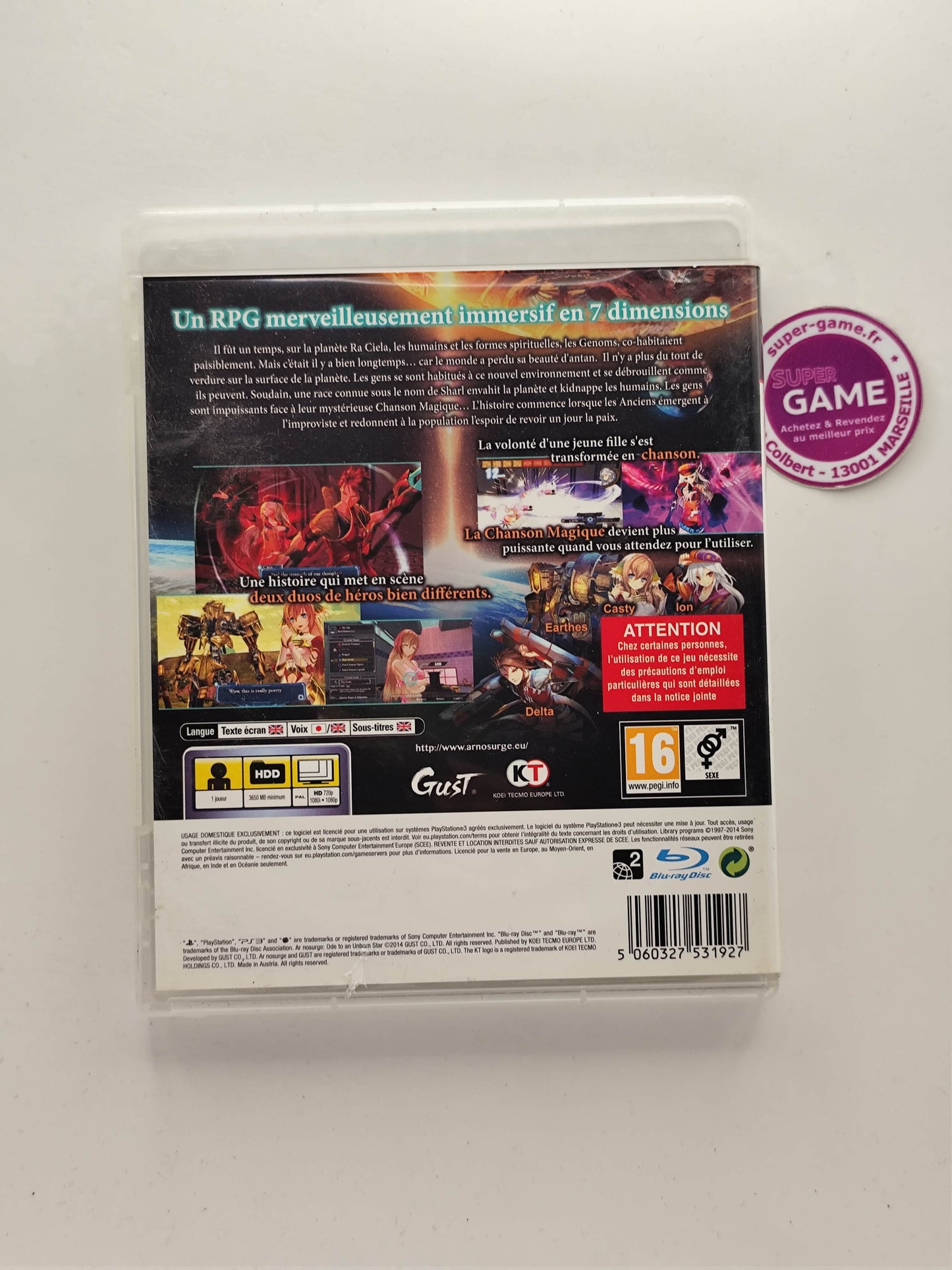 AR NOSURGE ODE TO AN UNBORN STAR - PS3