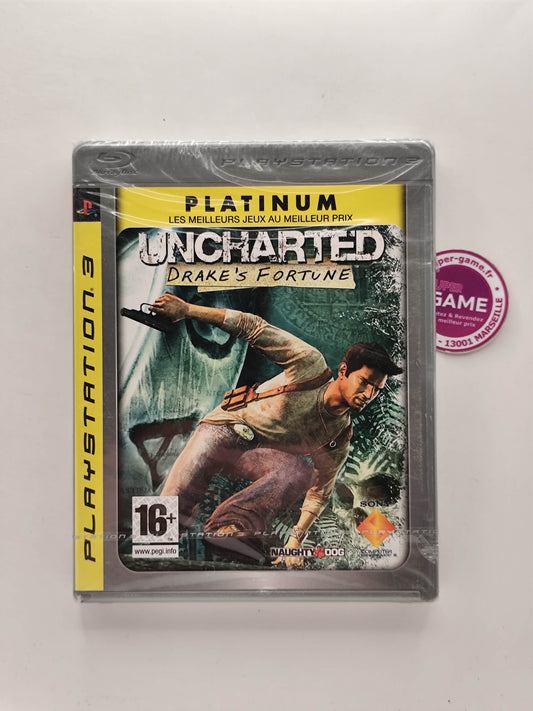 UNCHARTED DRAKE'S FORTUNE - Platinum - NEUF - PS3