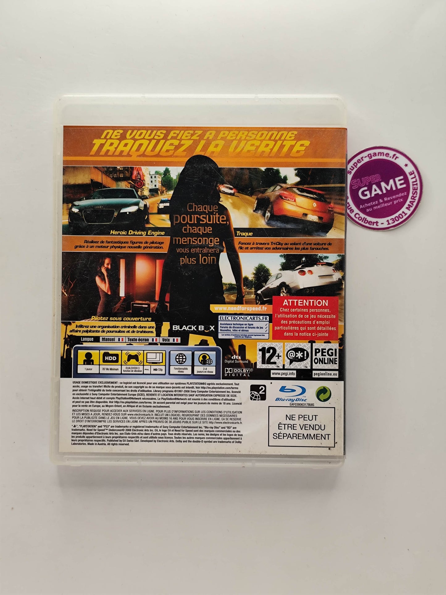 NEED FOR SPEED UNDERCOVER - PS3
