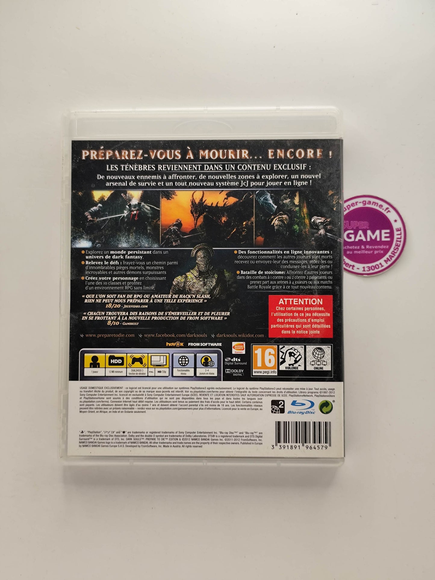 DARK SOULS PREPARE TO DIE EDITION - PS3
