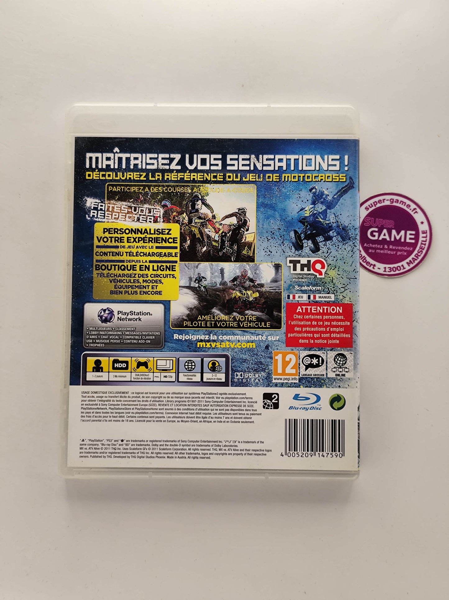 MX VS ATV ALIVE - PS3
