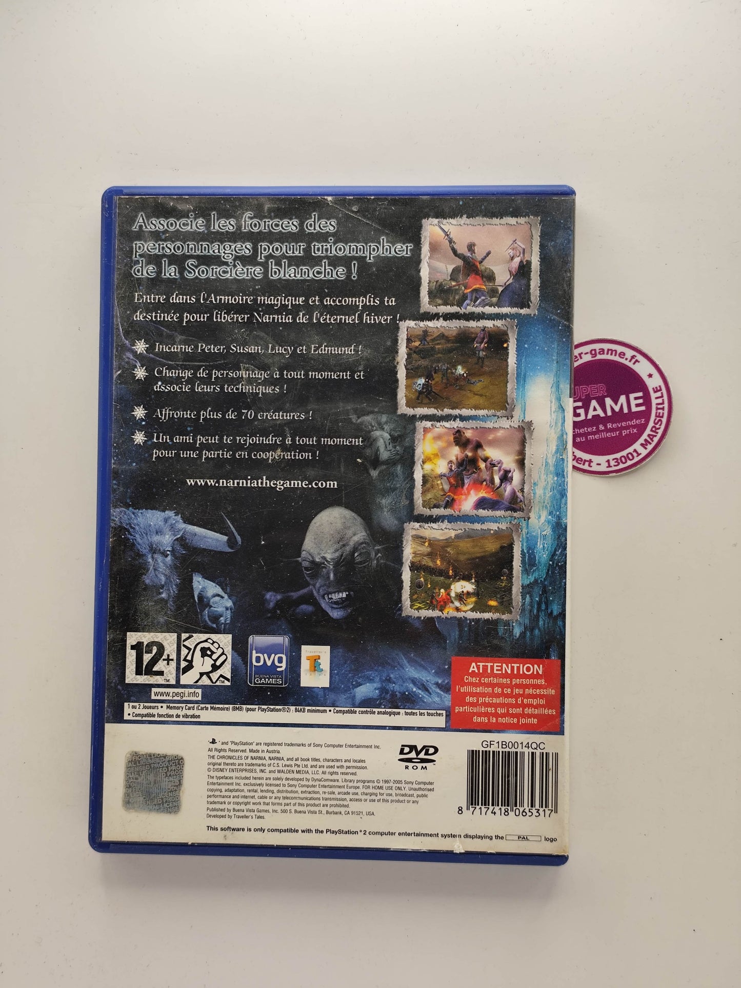 LE MONDE DE NARNIA CHAPITRE 1 - PS2