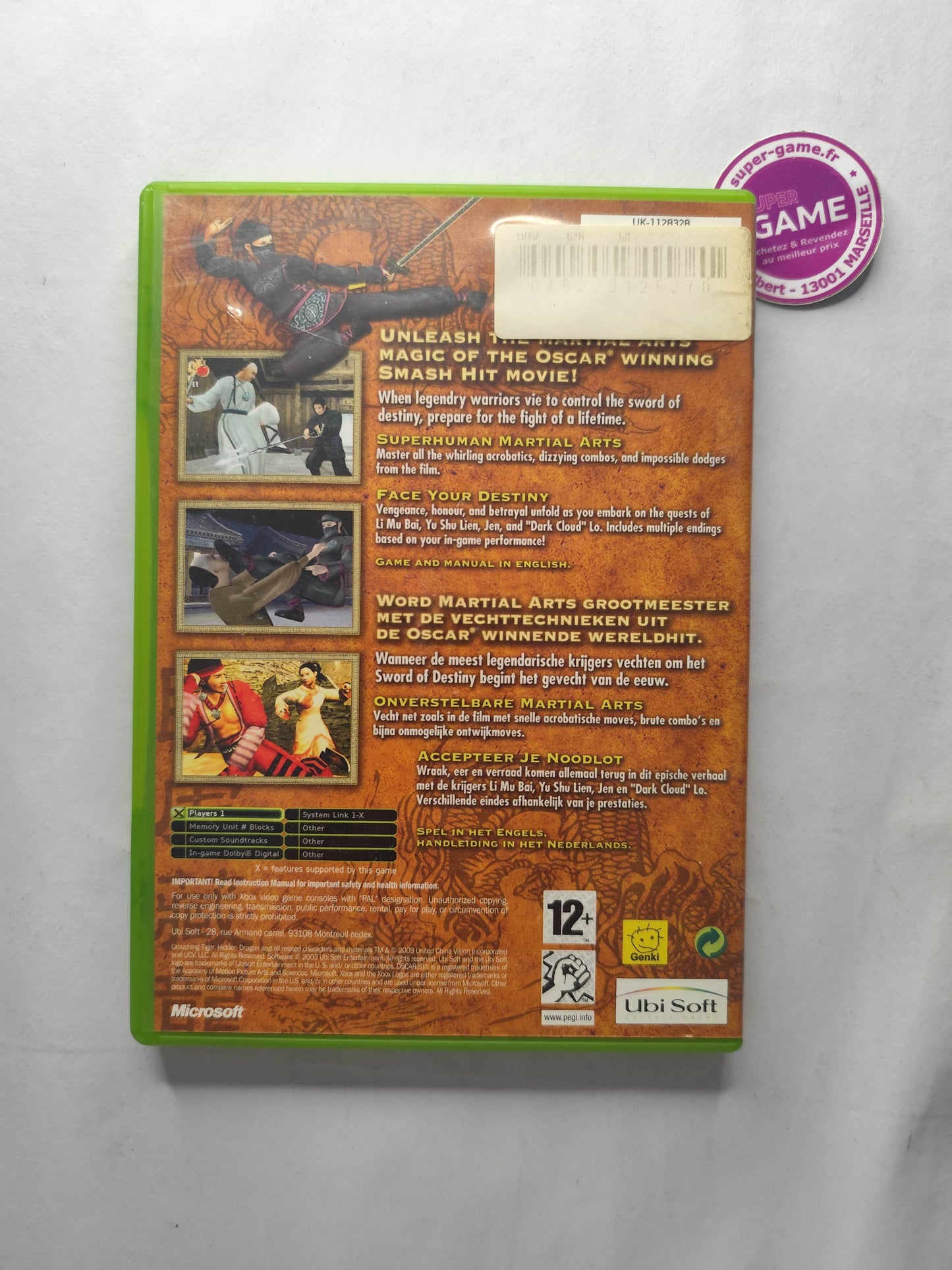 TIGRE & DRAGON - XBOX