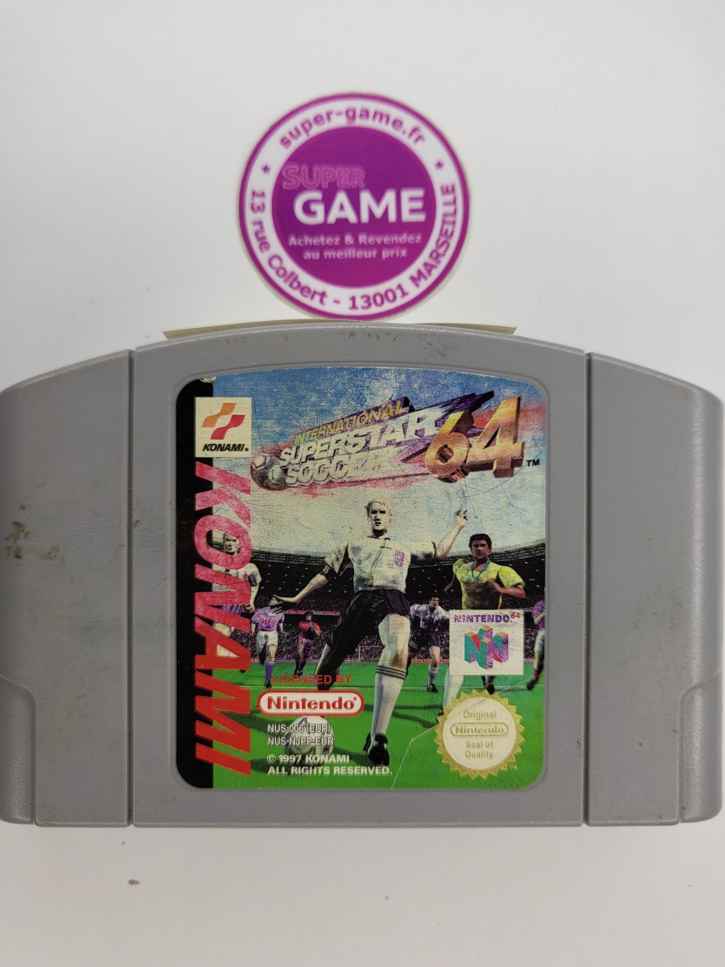 INTERNATIONAL SUPERSTAR SOCCER 64 - sans boite - NINTENDO64