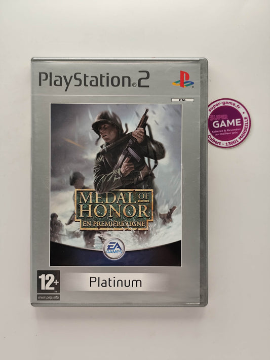 MEDAL OF HONOR EN PREMIERE LIGNE, Platinum - PS2