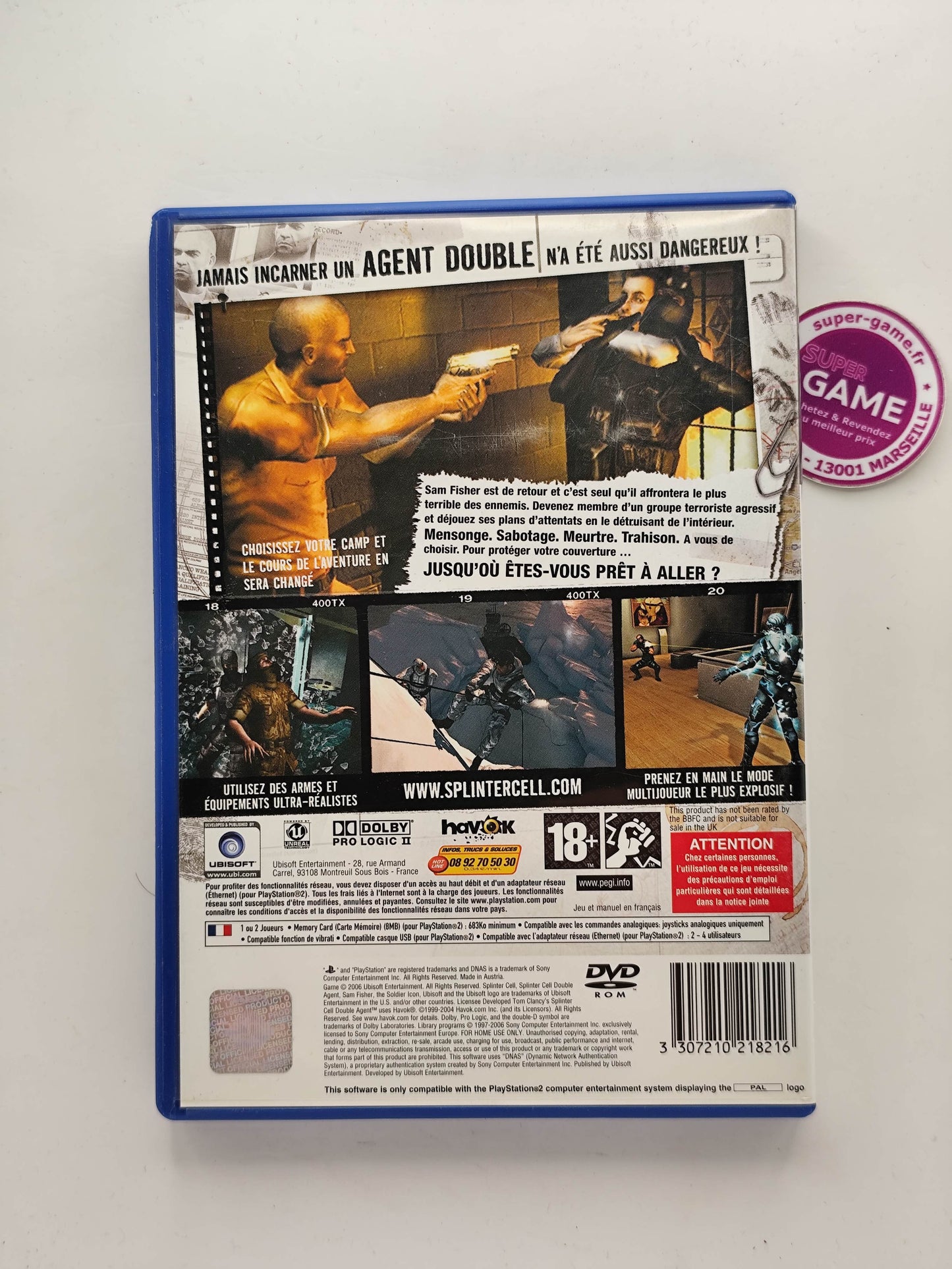 SPLINTER CELL DOUBLE AGENT - PS2