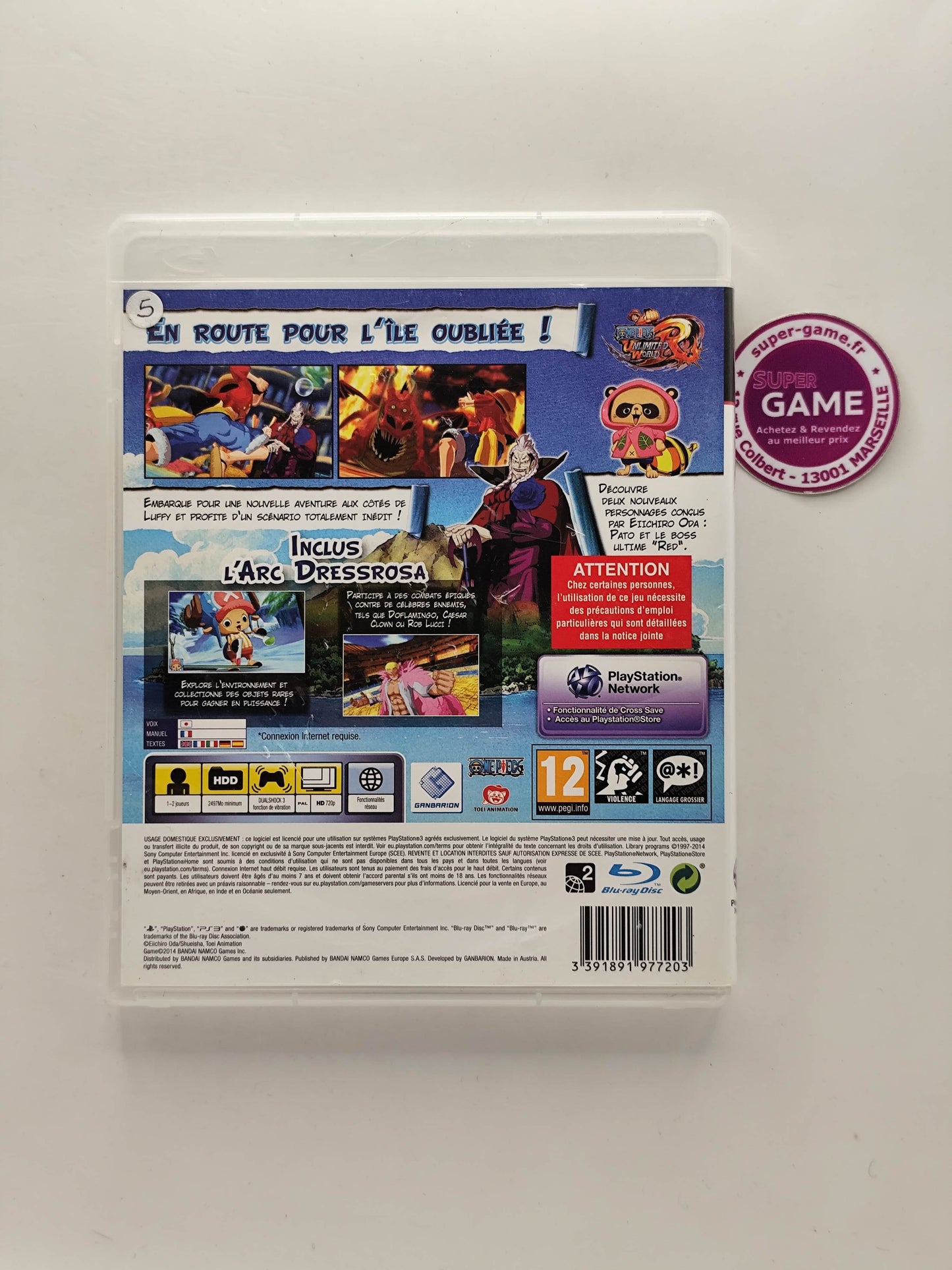 ONE PIECE UNLIMITED WORLD RED - PS3