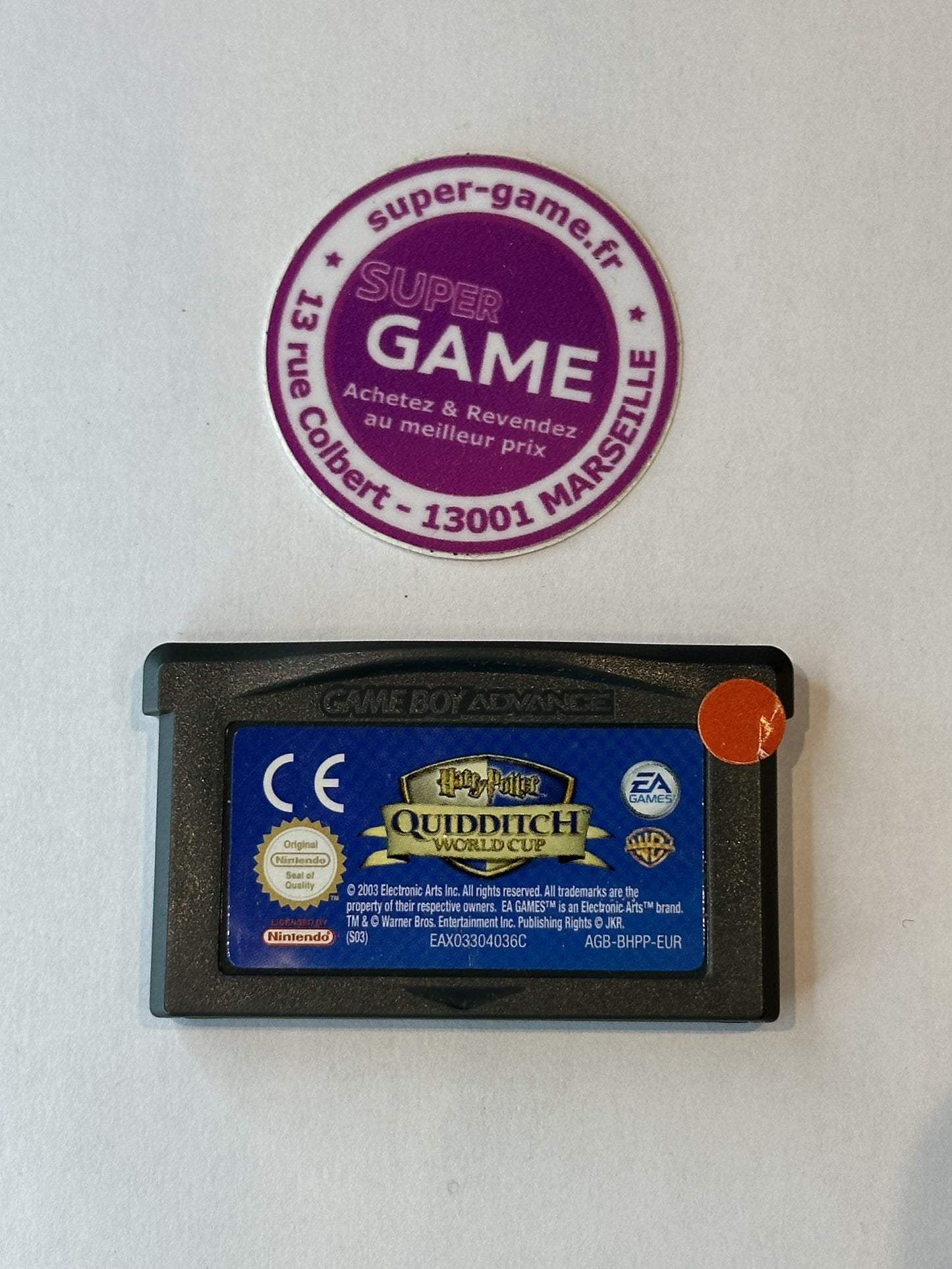 HARRY POTTER QUIDDITCH WORLD CUP - sans boite - GAMEBOY ADVANCE