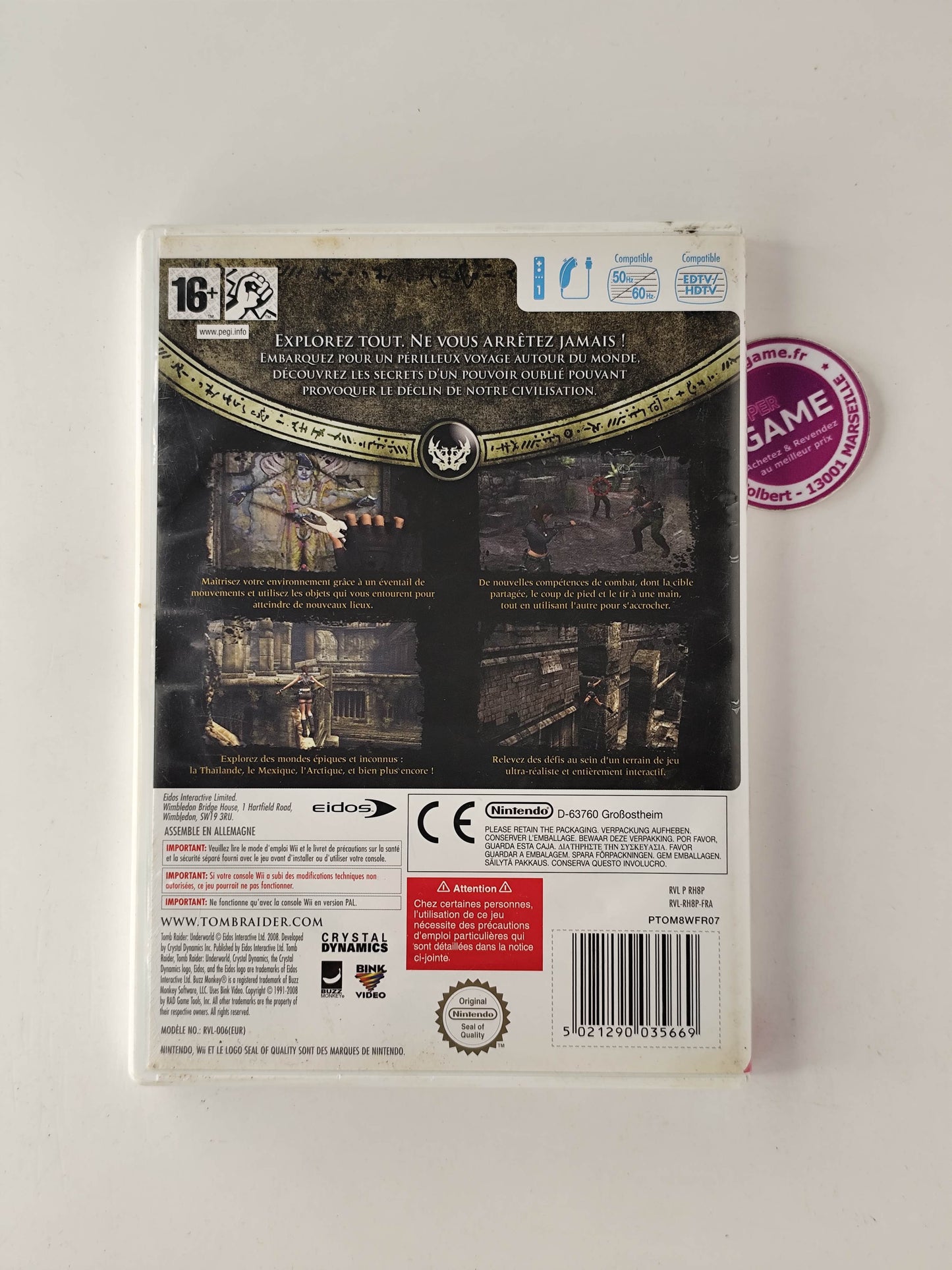 TOMB RAIDER UNDERWORLD - Wii
