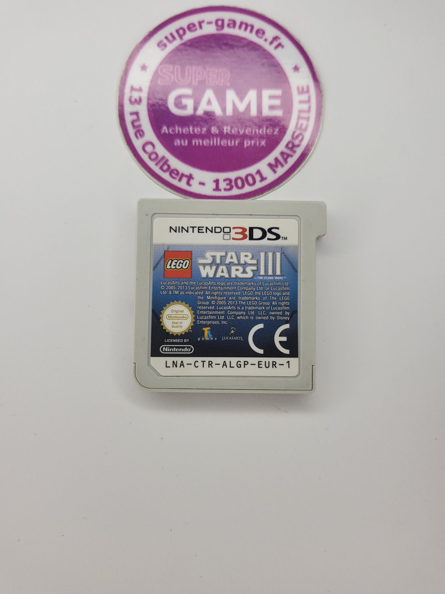 LEGO STAR WARS III THE CLONE WARS - sans boite - 3DS