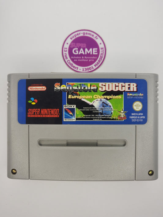 SENSIBLE SOCCER EUROPEAN CHAMPIONS - sans boite - SNES