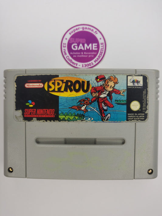 SPIROU  - sans boite - SNES