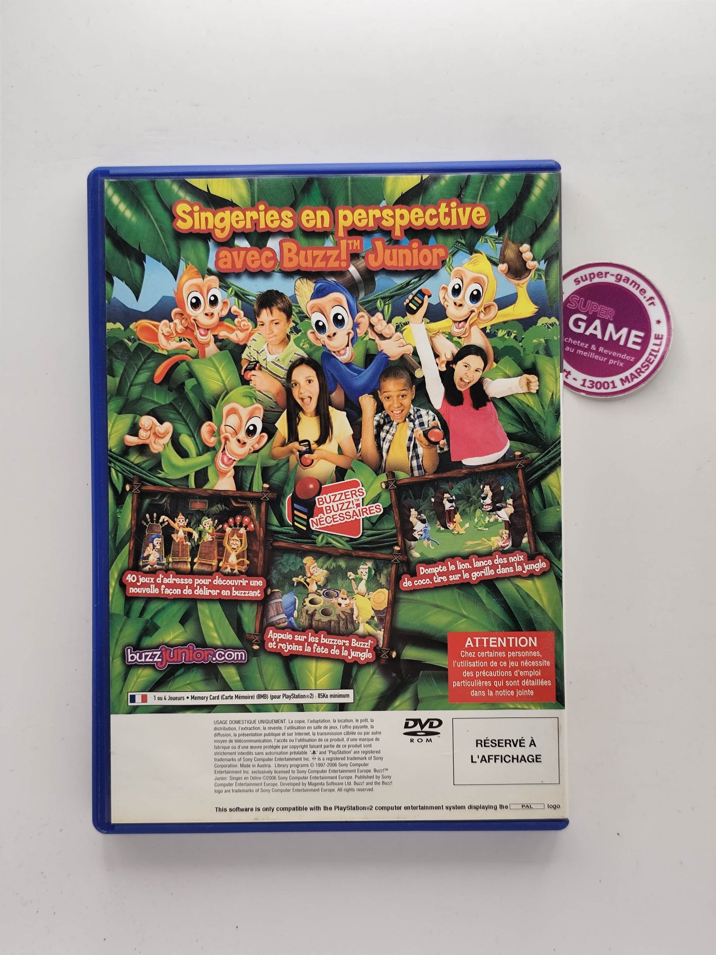 BUZZ! JUNIOR SINGES EN DELIRE - PS2