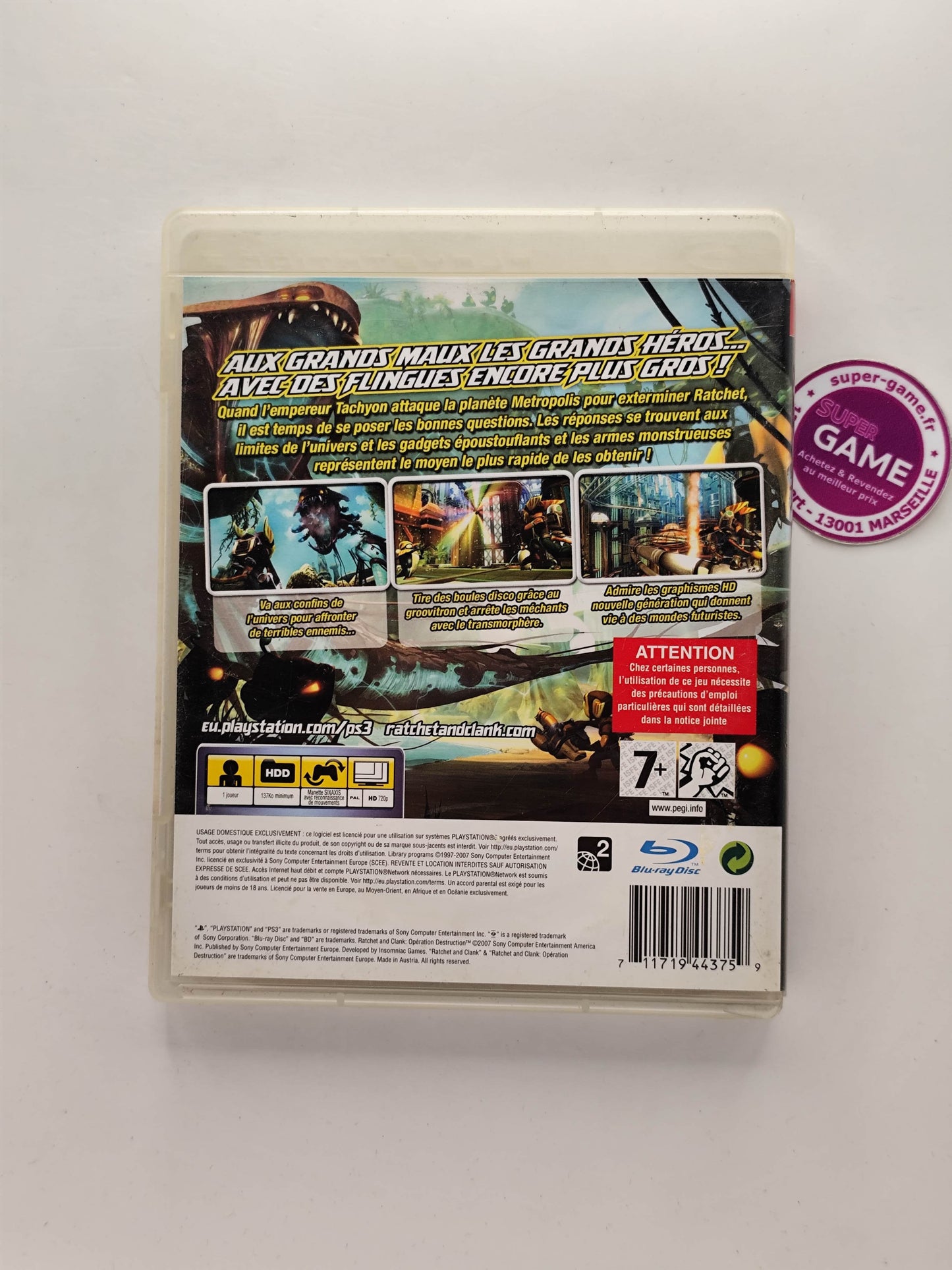 RATCHET & CLANK OPERATION DESTRUCTION - PS3