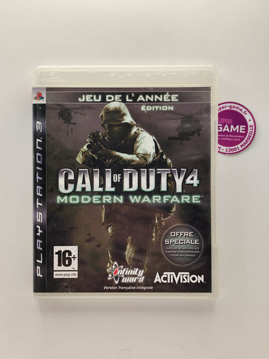 CALL OF DUTY 4 MODERN WARFARE Ed. GOTY - PS3
