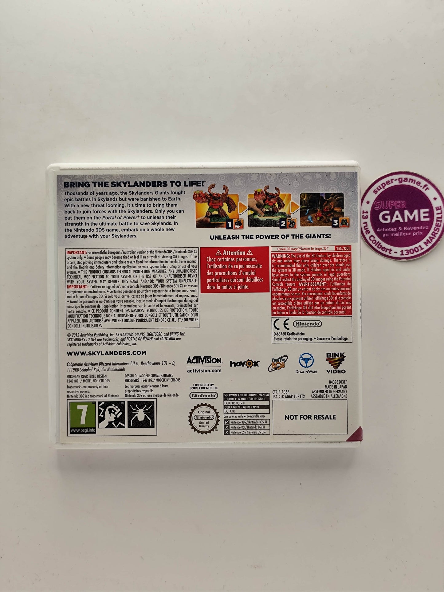 SKYLANDERS GIANTS - 3DS