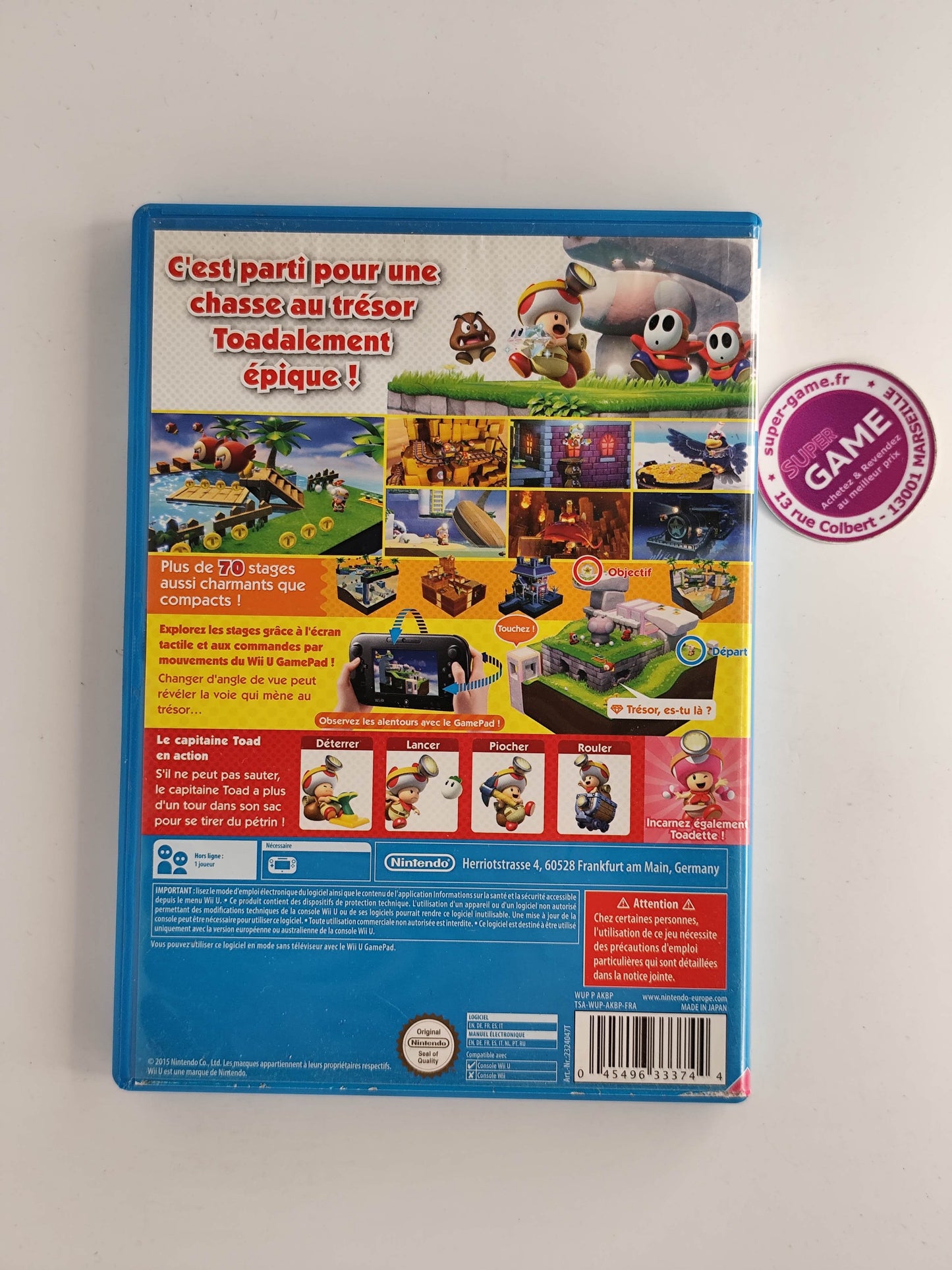 CAPTAIN TOAD TREASURE TRACKER - WiiU