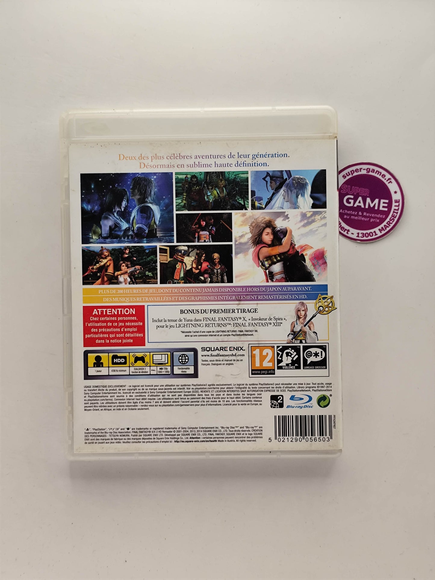 FINAL FANTASY X/X-2 HD REMASTER - PS3