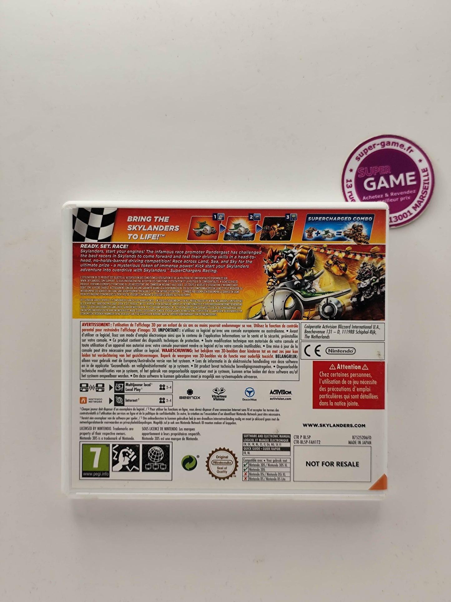 SKYLANDERS SUPERCHARGERS RACING - 3DS