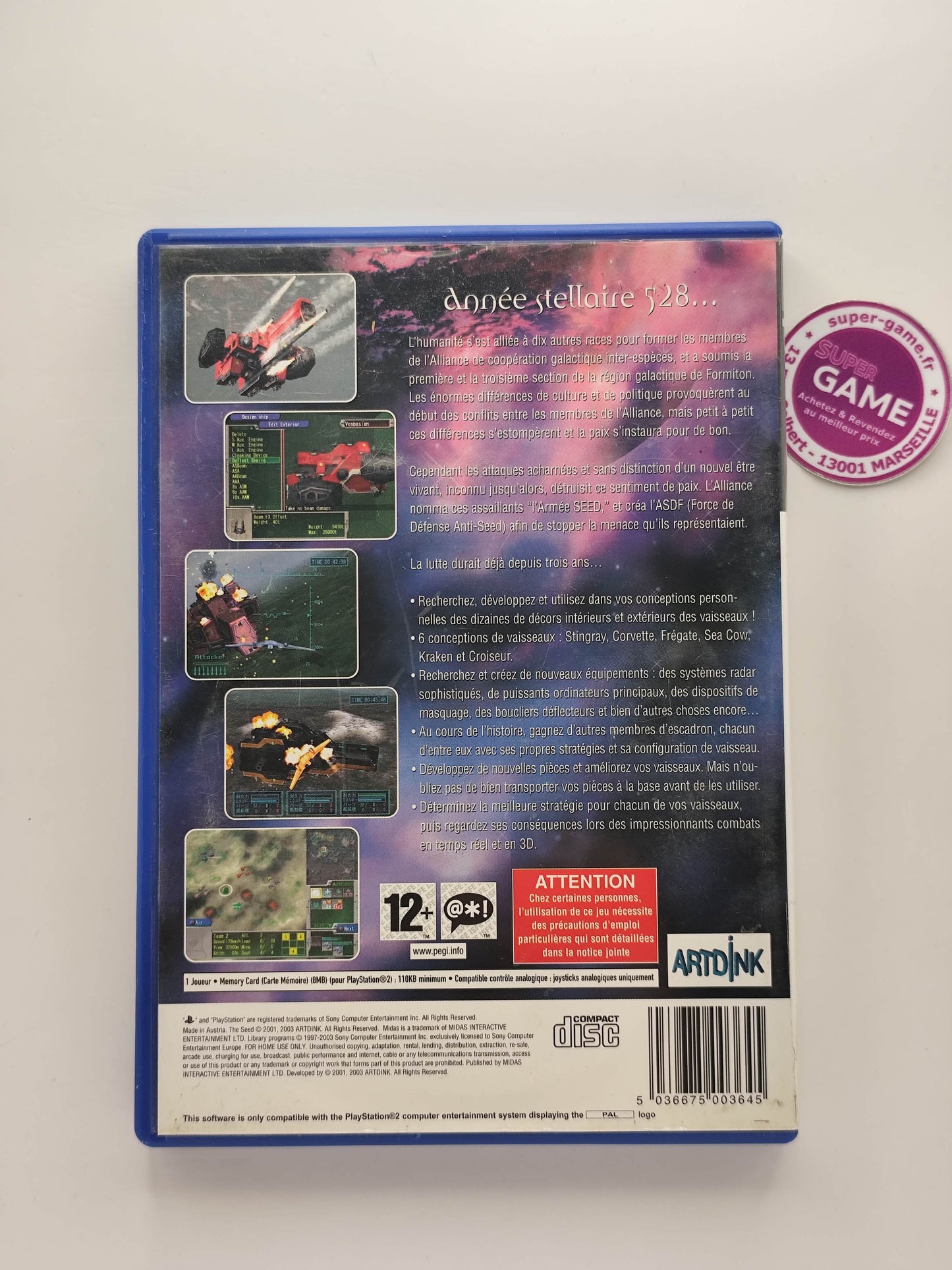 THE SEED - WAR ZONE - PS2