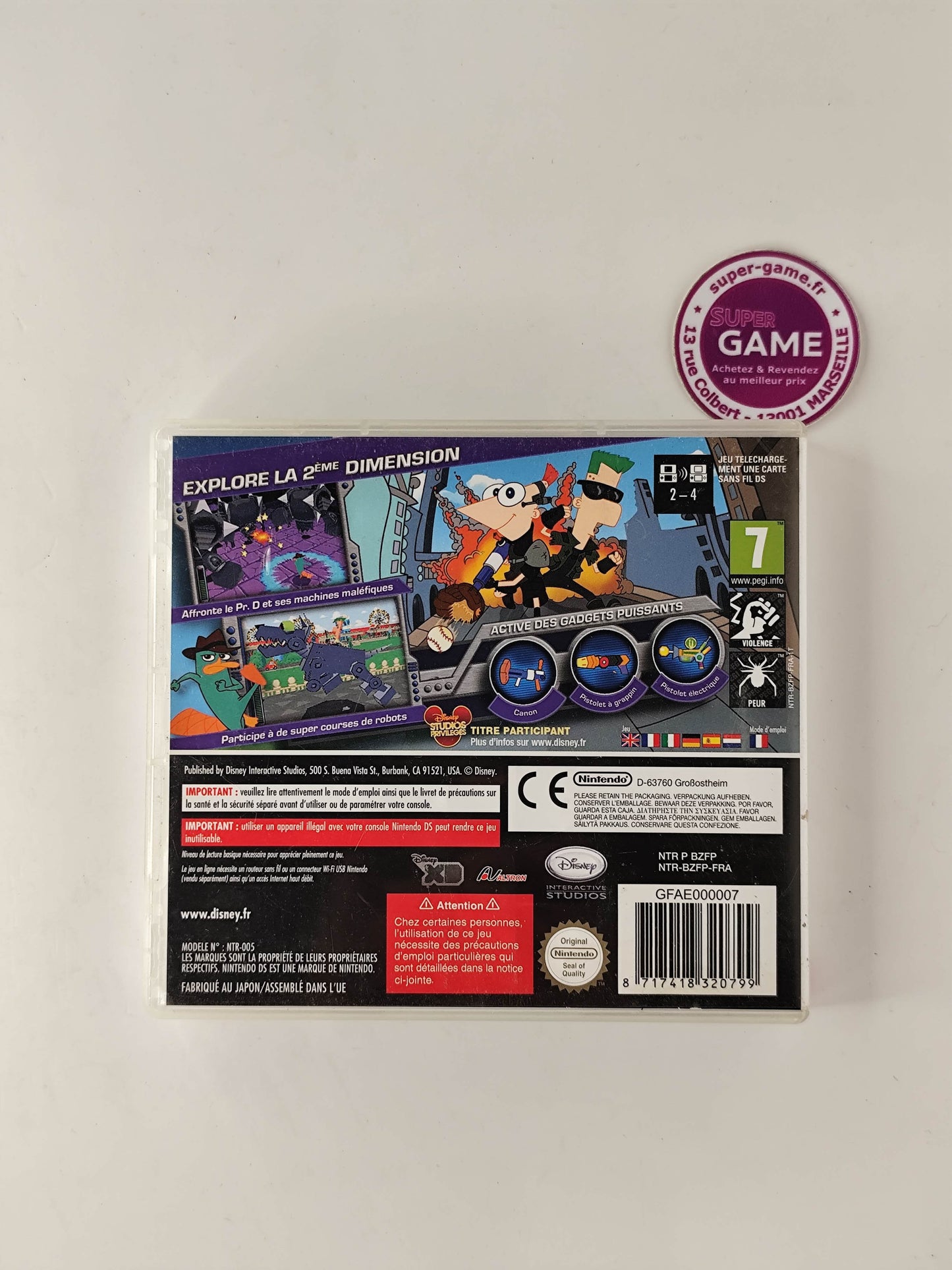 PHINEAS ET FERB, VOYAGE DANS LA 2e DIMENSION - DS