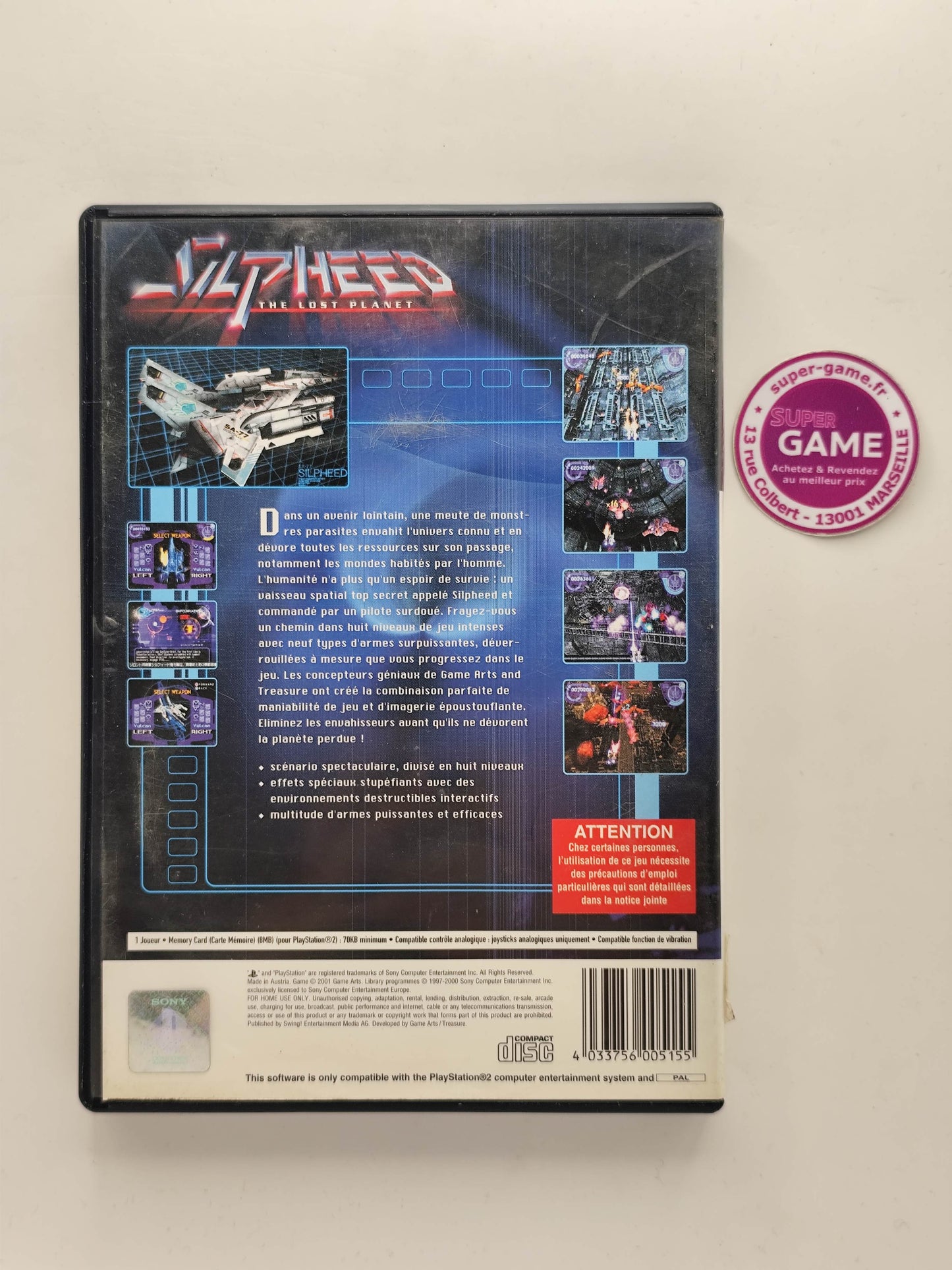 SILPHEED THE LOST PLANET - PS2