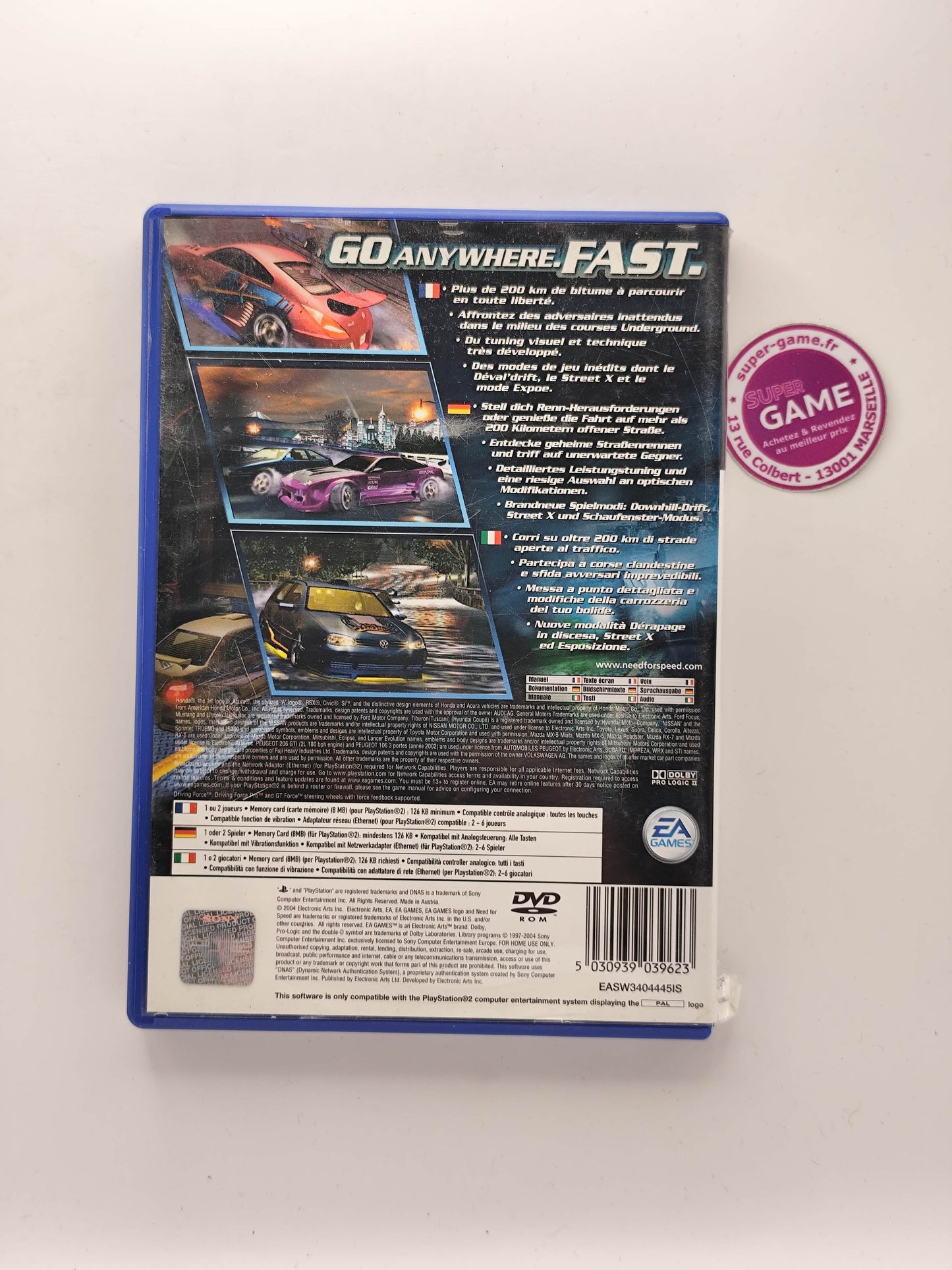 NEED FOR SPEED UNDERGROUND 2 - PS2