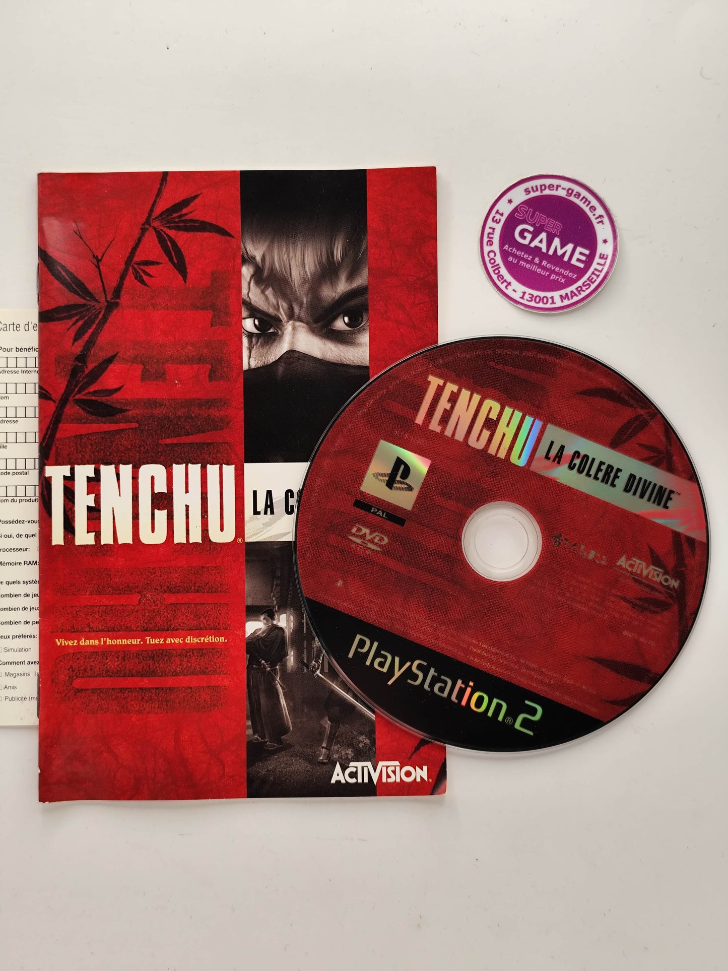 TENCHU LA COLERE DIVINE - PS2