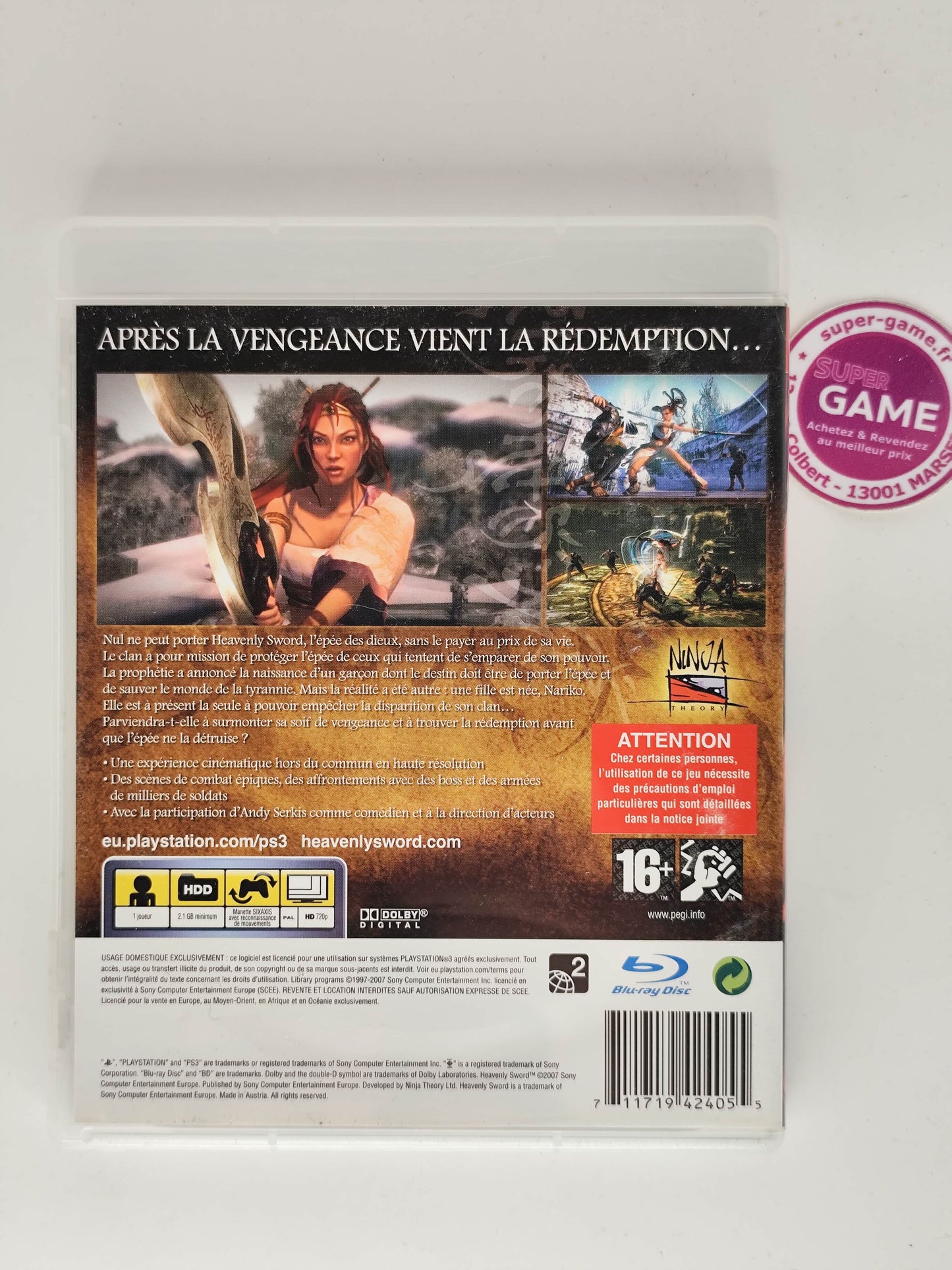 HEAVENLY SWORD - PS3