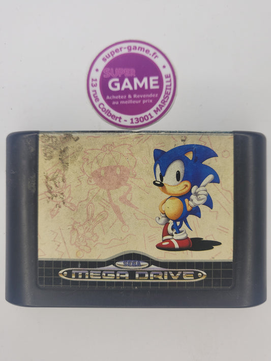 SONIC THE HEDGEHOG - sans boite - MEGADRIVE