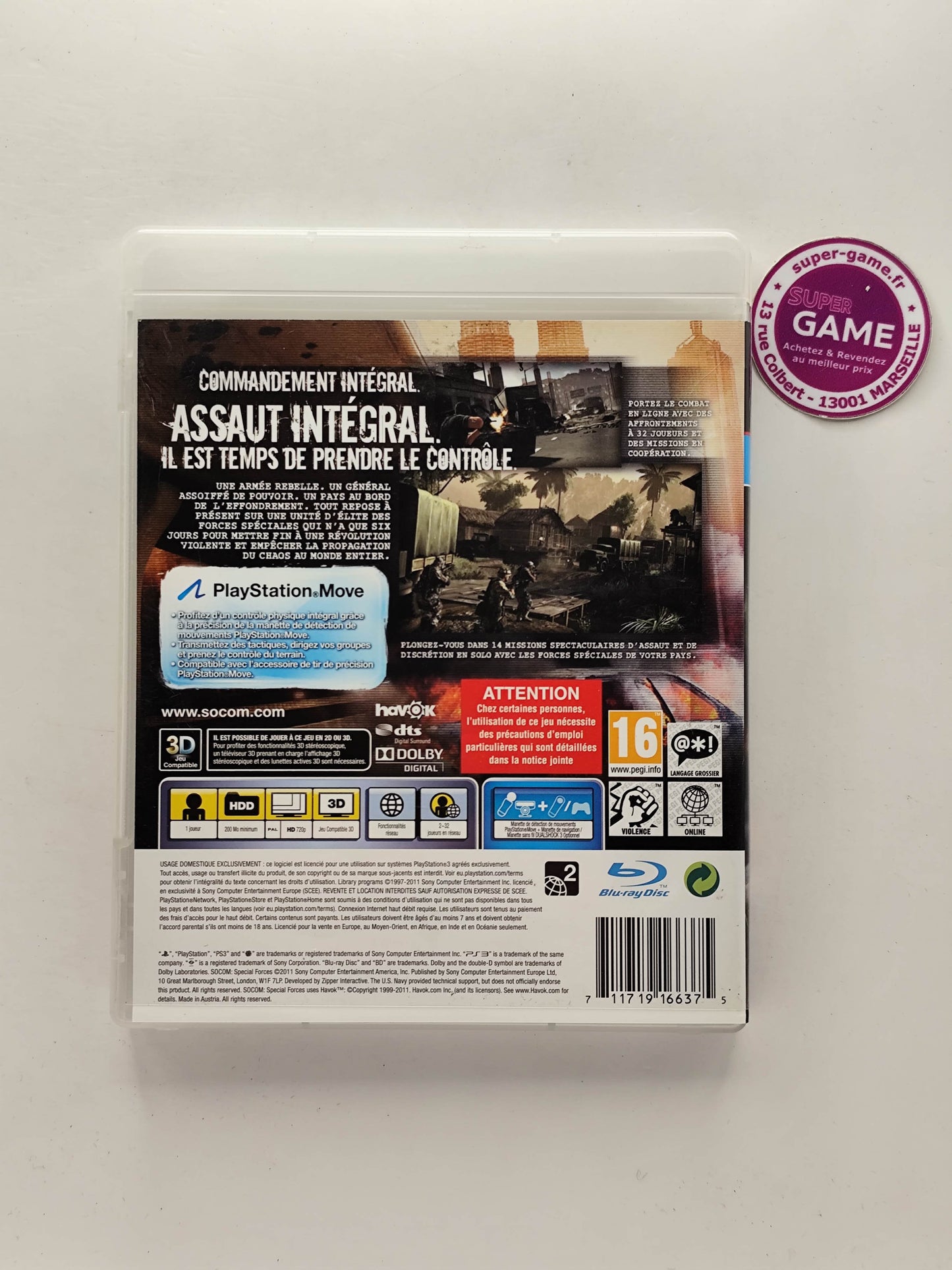 SOCOM SPECIAL FORCES - PS3