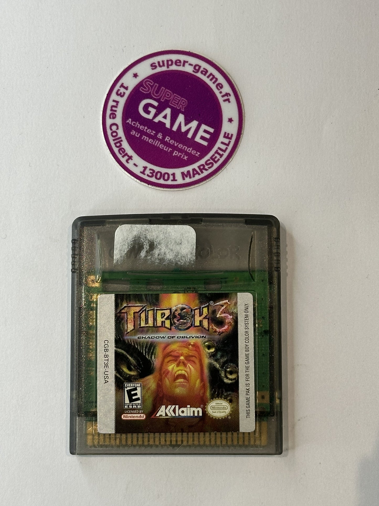 TUROK 3 SHADOW OF OBLIVION - sans boite - GAMEBOY COLOR
