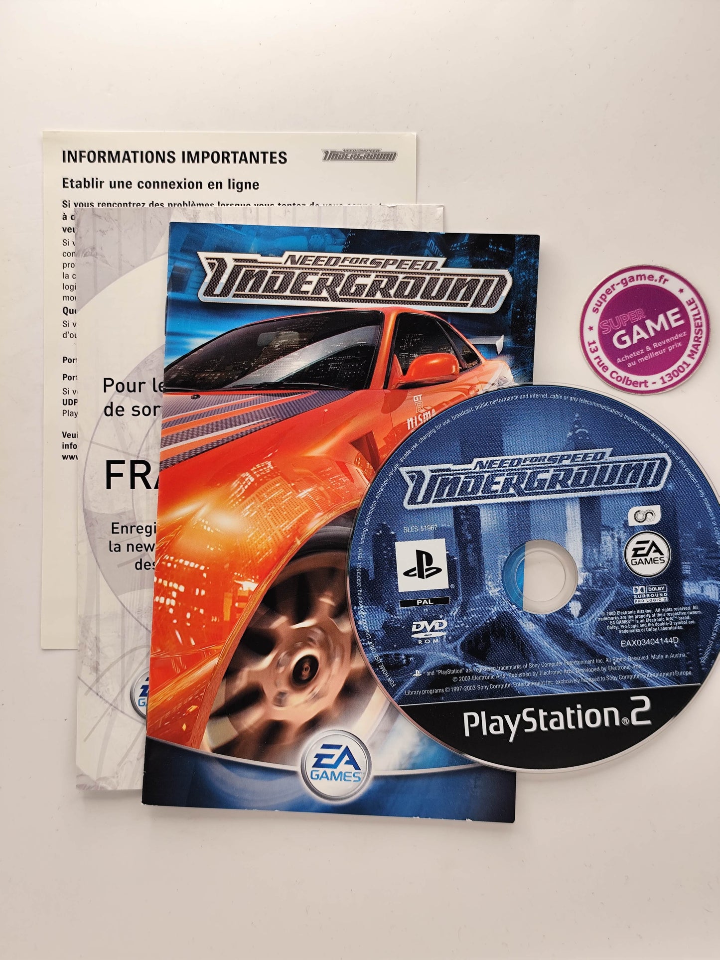 NEED FOR SPEED UNDERGROUND - PS2