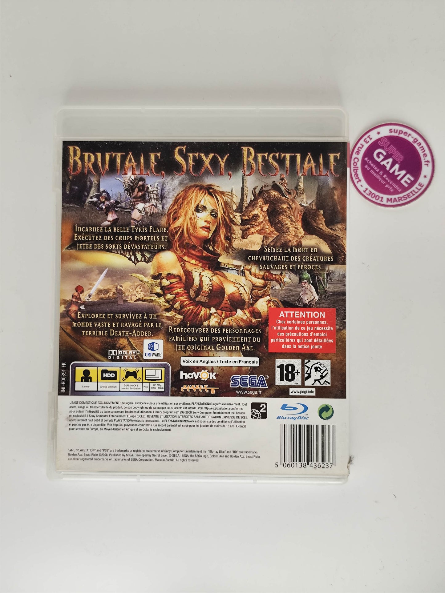GOLDEN AXE BEAST RIDER - PS3