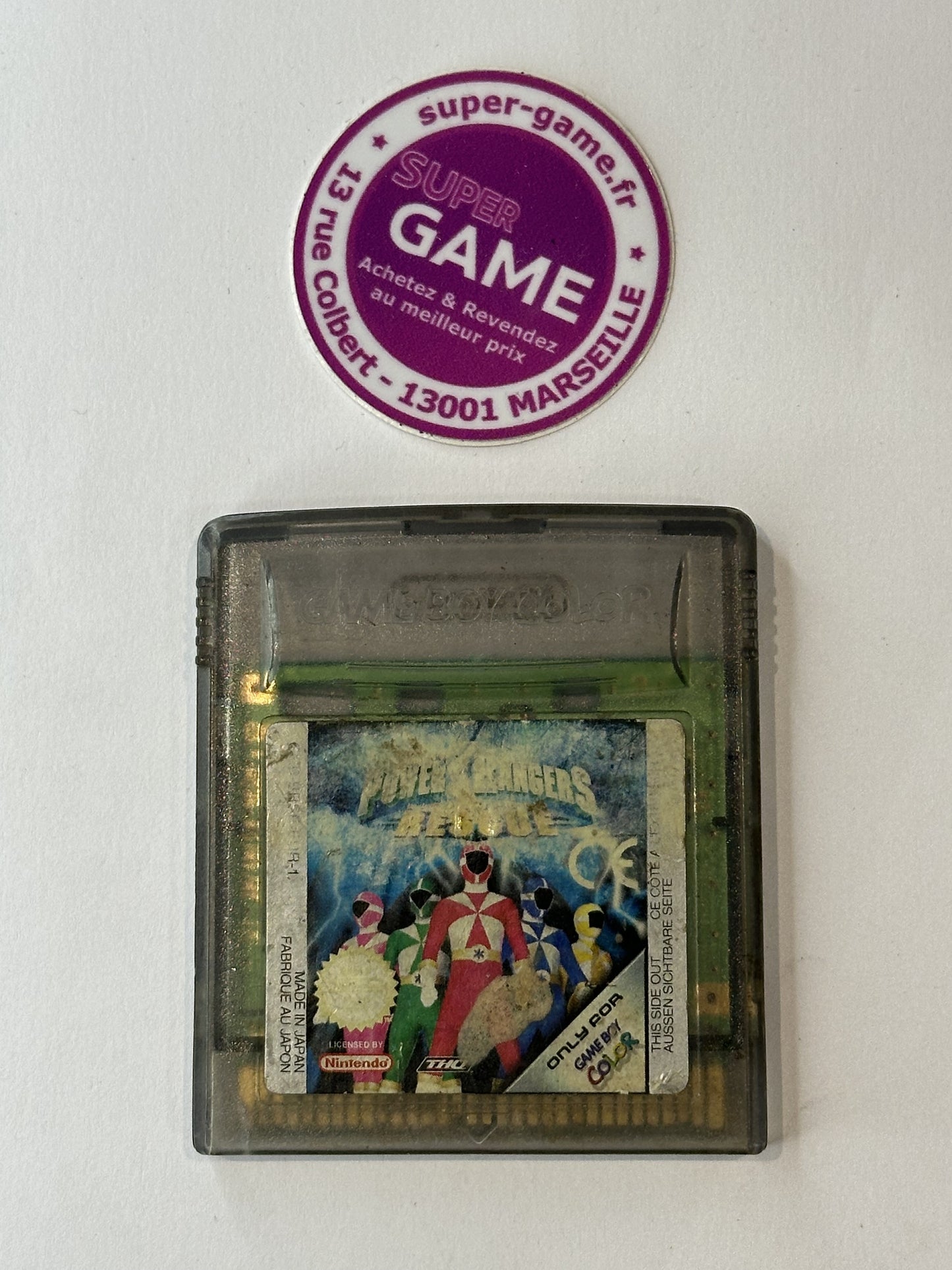 POWER RANGERS RESCUE - sans boite - GAMEBOY COLOR