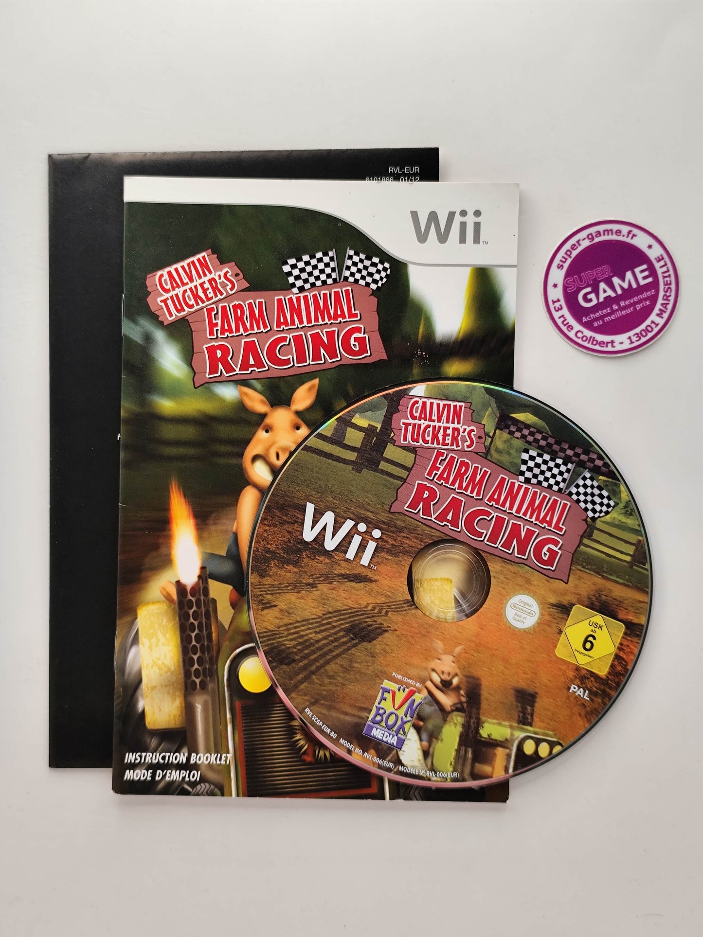 CALVIN TUCKER'S FARM ANIMAL RACING - Wii