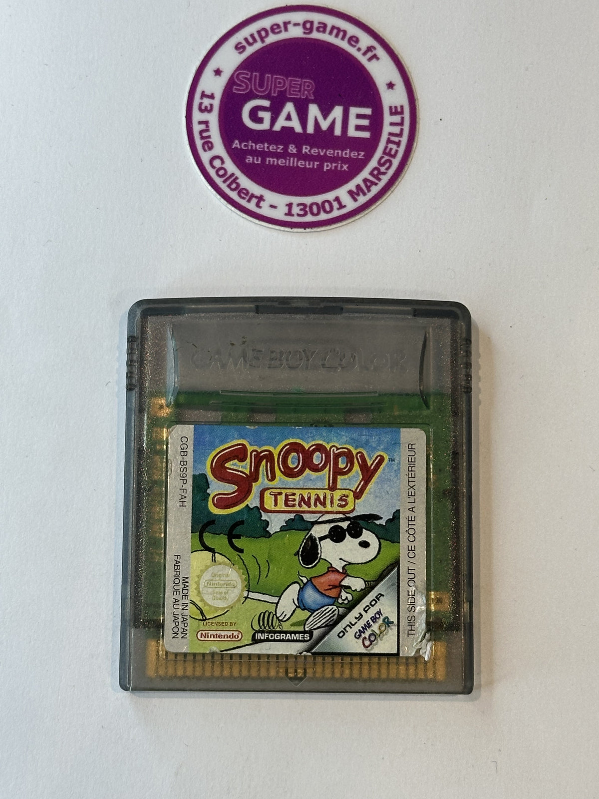 SNOOPY TENNIS - sans boite - GAMEBOY COLOR