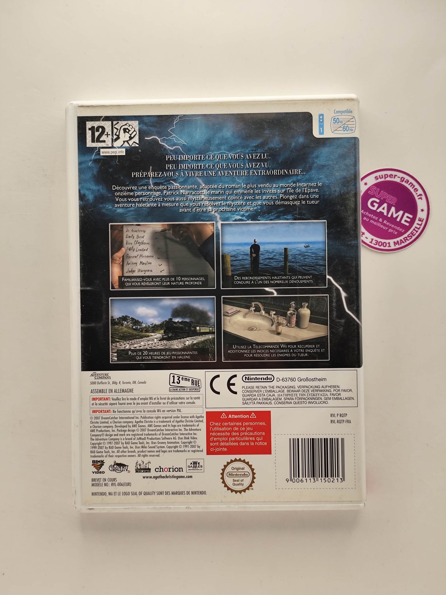 AGATHA CHRISTIE DIX PETITS NEGRES - Wii