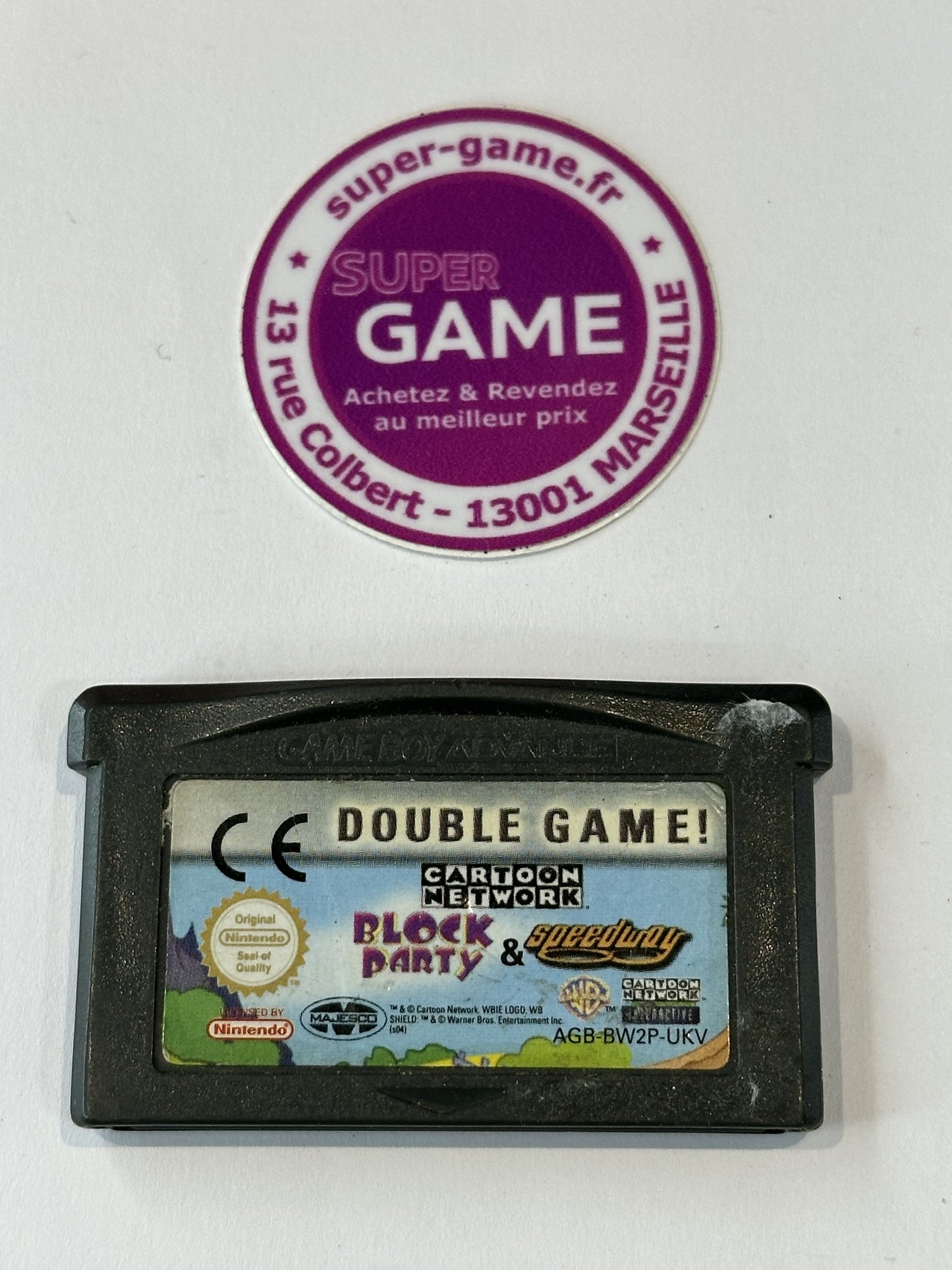 CARTOON NETWORK BLOCK PARTY & SPEEDWAY - sans boite - GAMEBOY ADVANCE