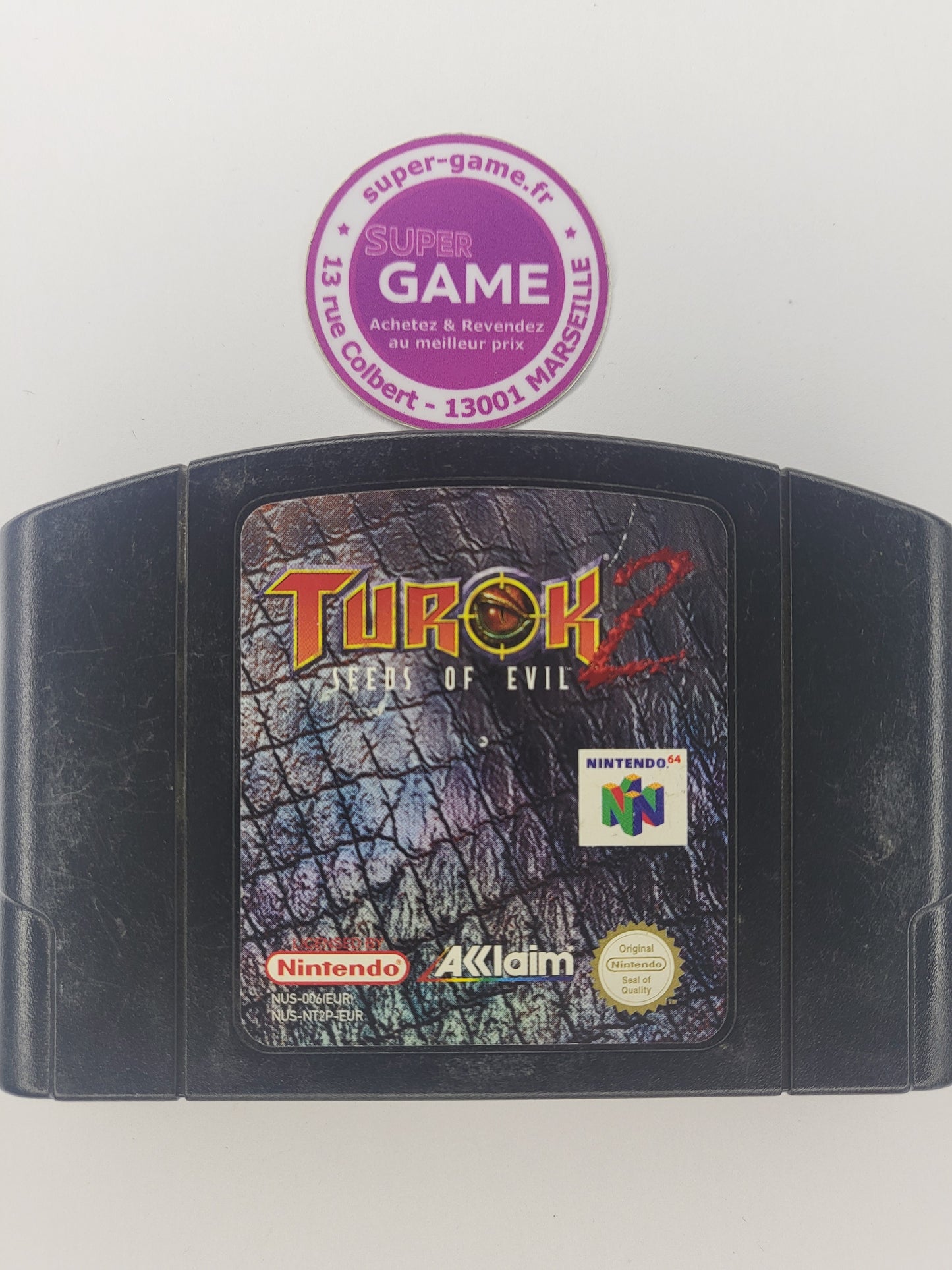 TUROK 2 SEEDS OF EVIL - sans boite - NINTENDO64