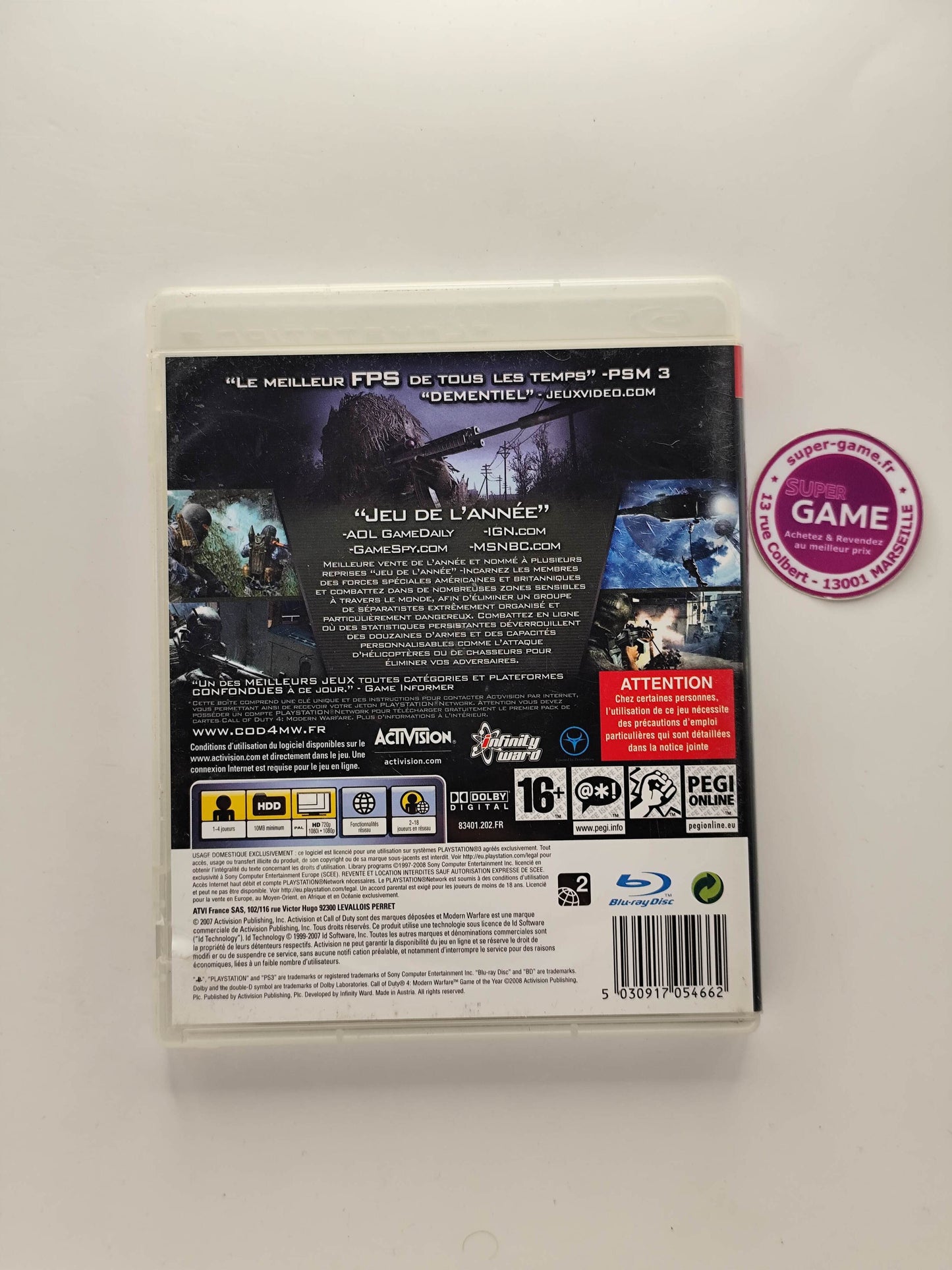 CALL OF DUTY 4 MODERN WARFARE Ed. GOTY - PS3