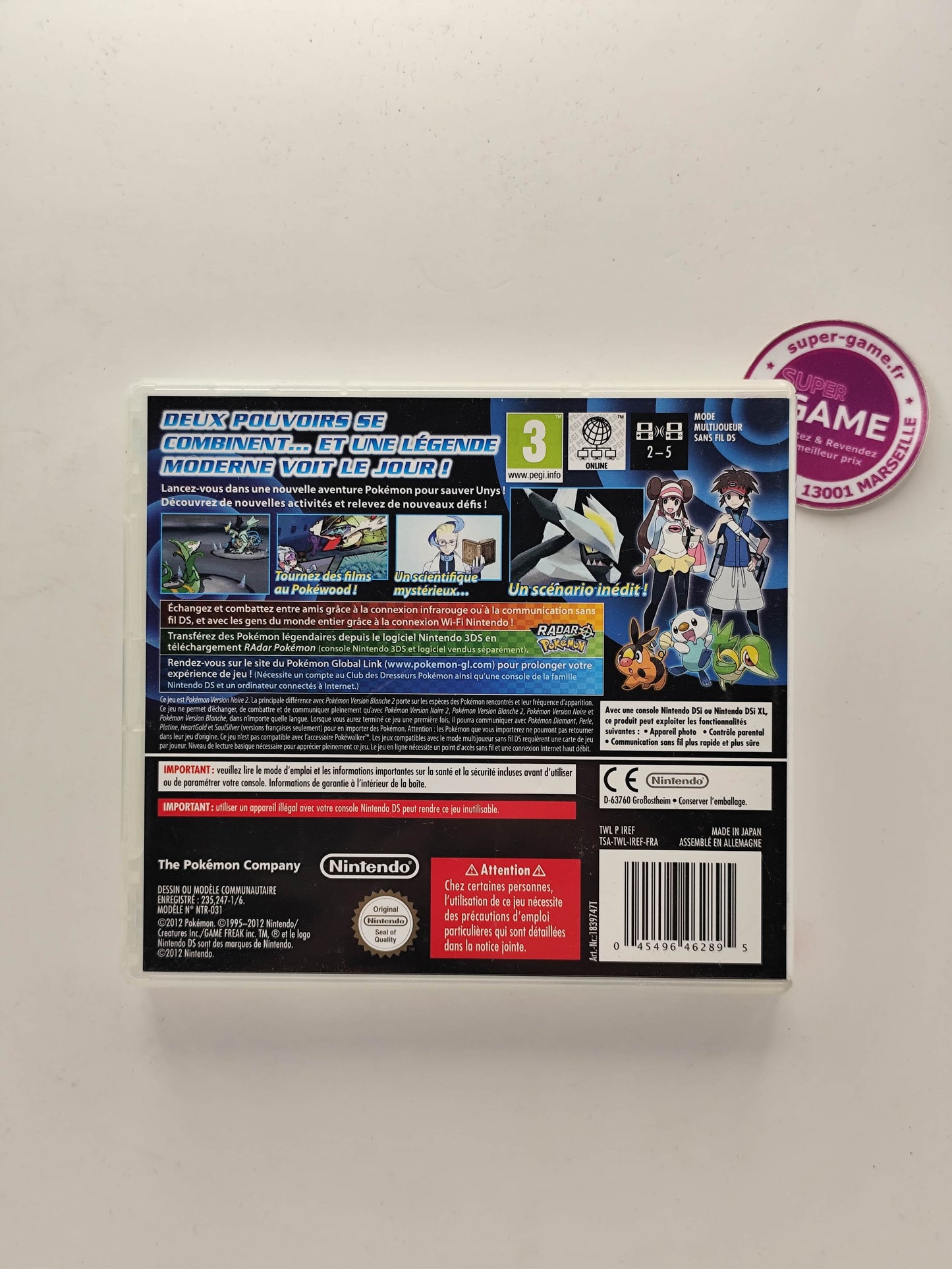 POKEMON VERSION NOIRE 2 - DS