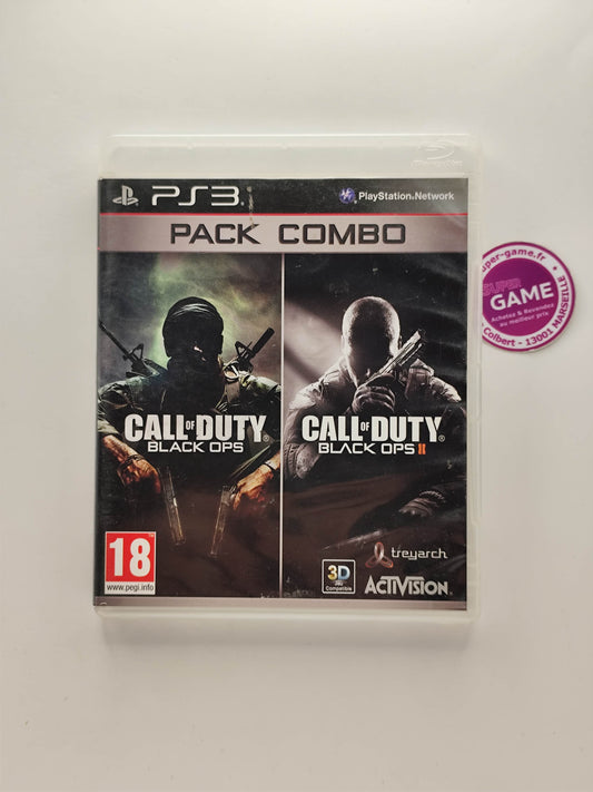 CALL OF DUTY BLACK OPS 1 & 2 PACK COMBO - PS3