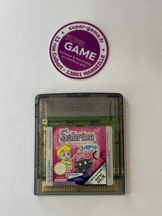 SABRINA THE ANIMATED SERIES ZAPPED! - sans boite - GAMEBOY COLOR