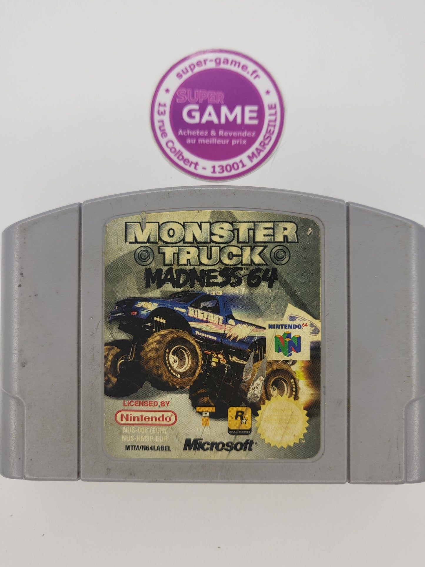 MONSTER TRUCK MADNESS 64 - sans boite - NINTENDO64