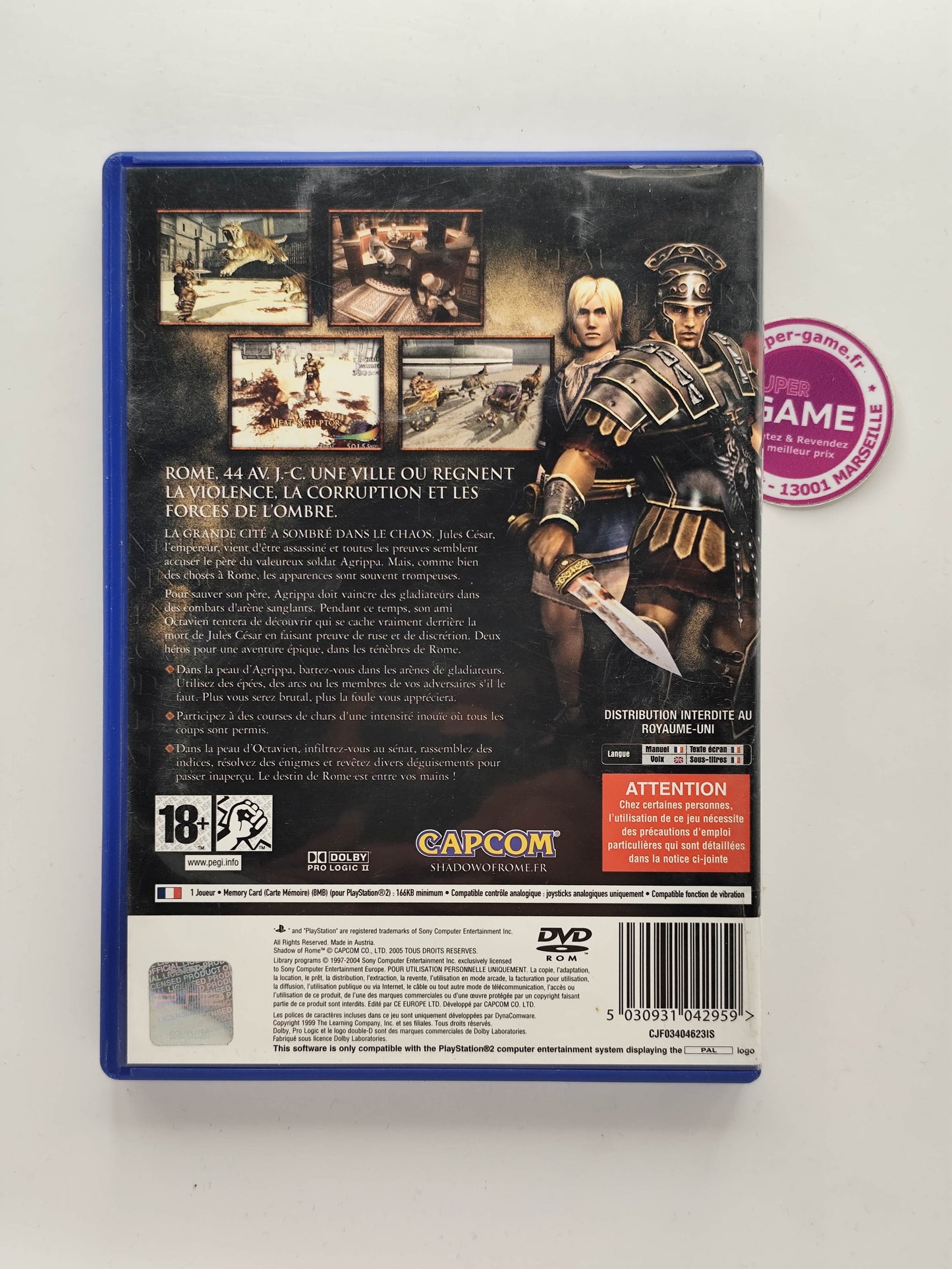 SHADOW OF ROME - PS2