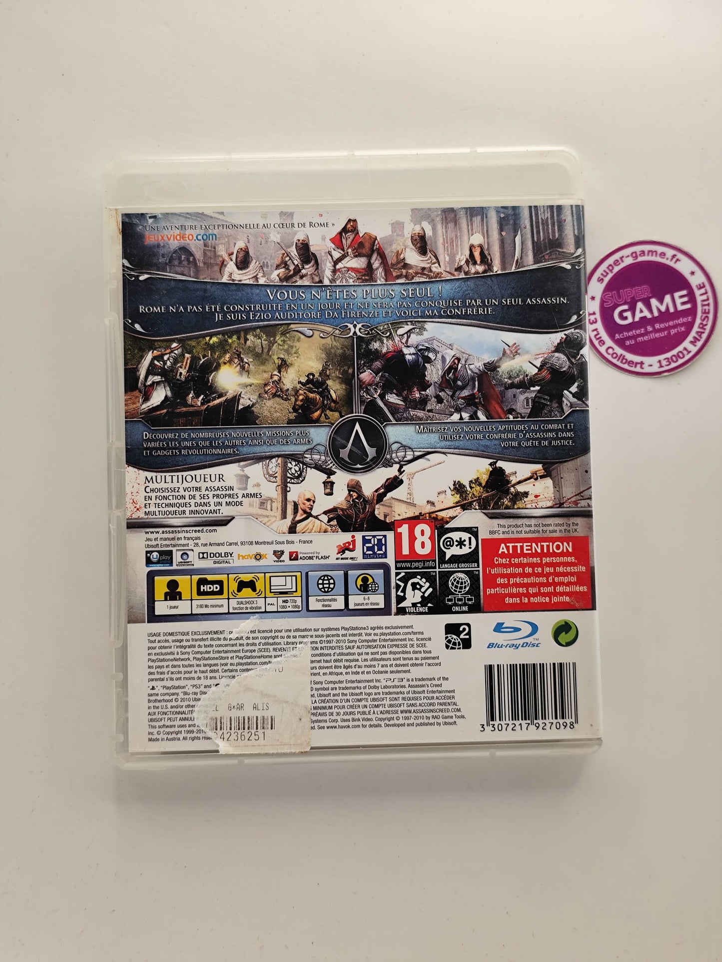 ASSASSIN'S CREED BROTHERHOOD - PS3