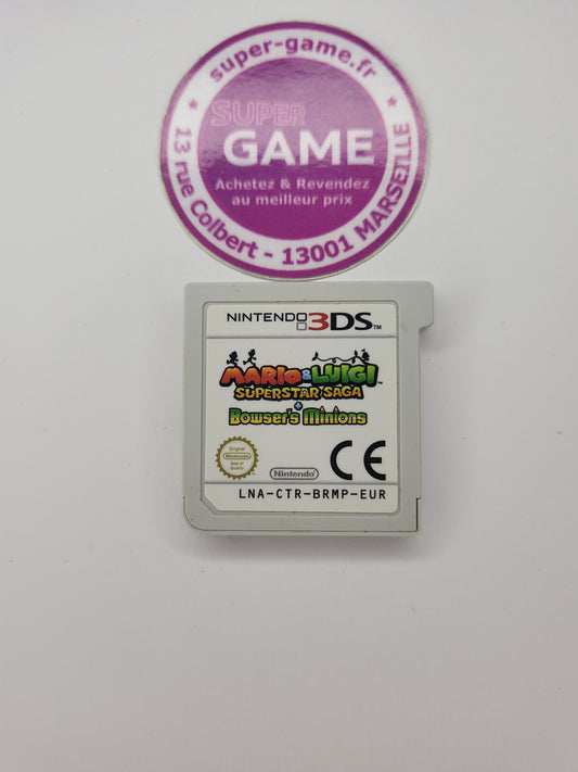 MARIO & LUIGI SUPERSTAR SAGA + BOWSER'S MINIONS - sans boite - 3DS
