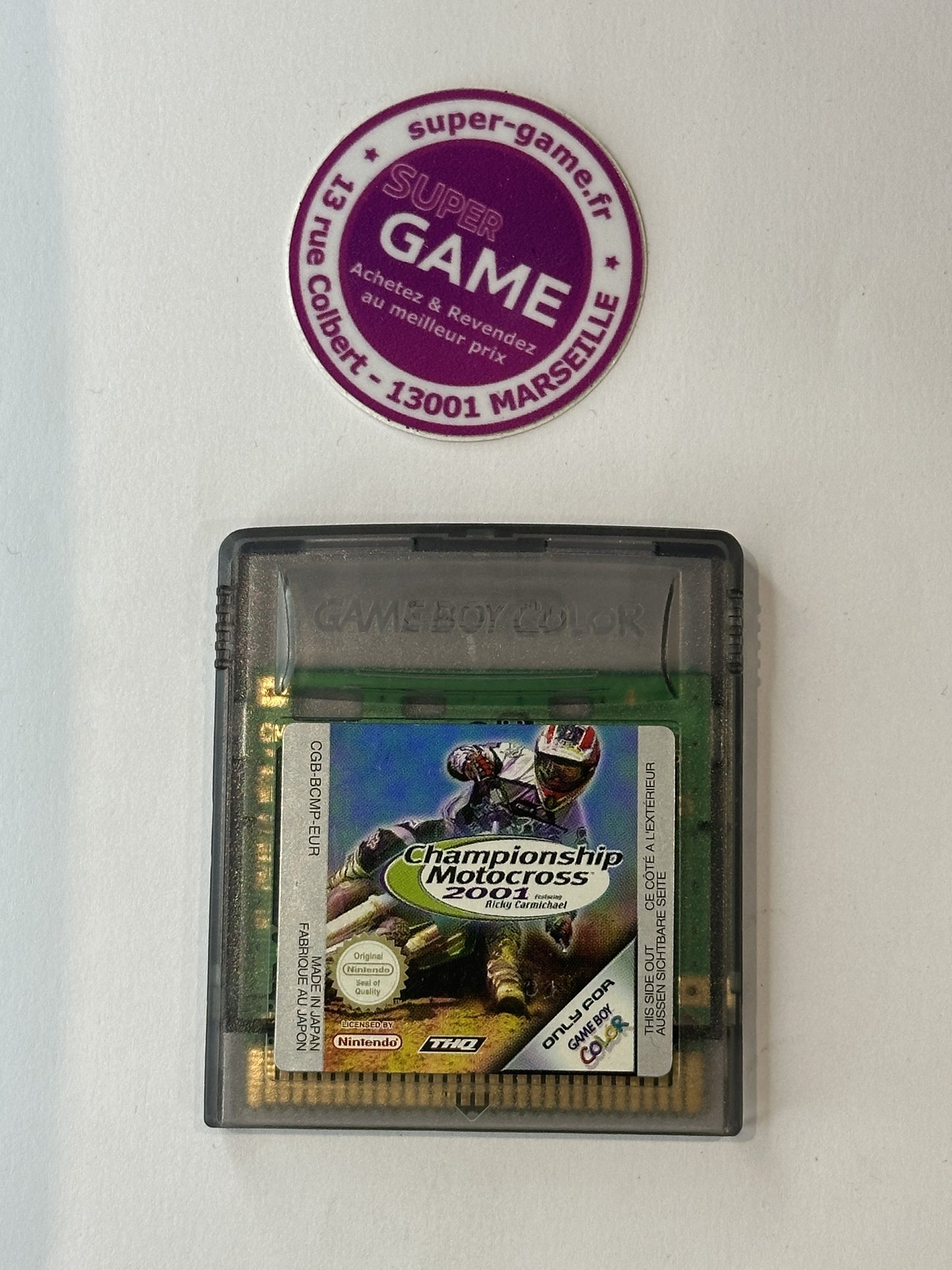 CHAMPIONSHIP MOTOCROSS 2001 - sans boite - GAMEBOY COLOR